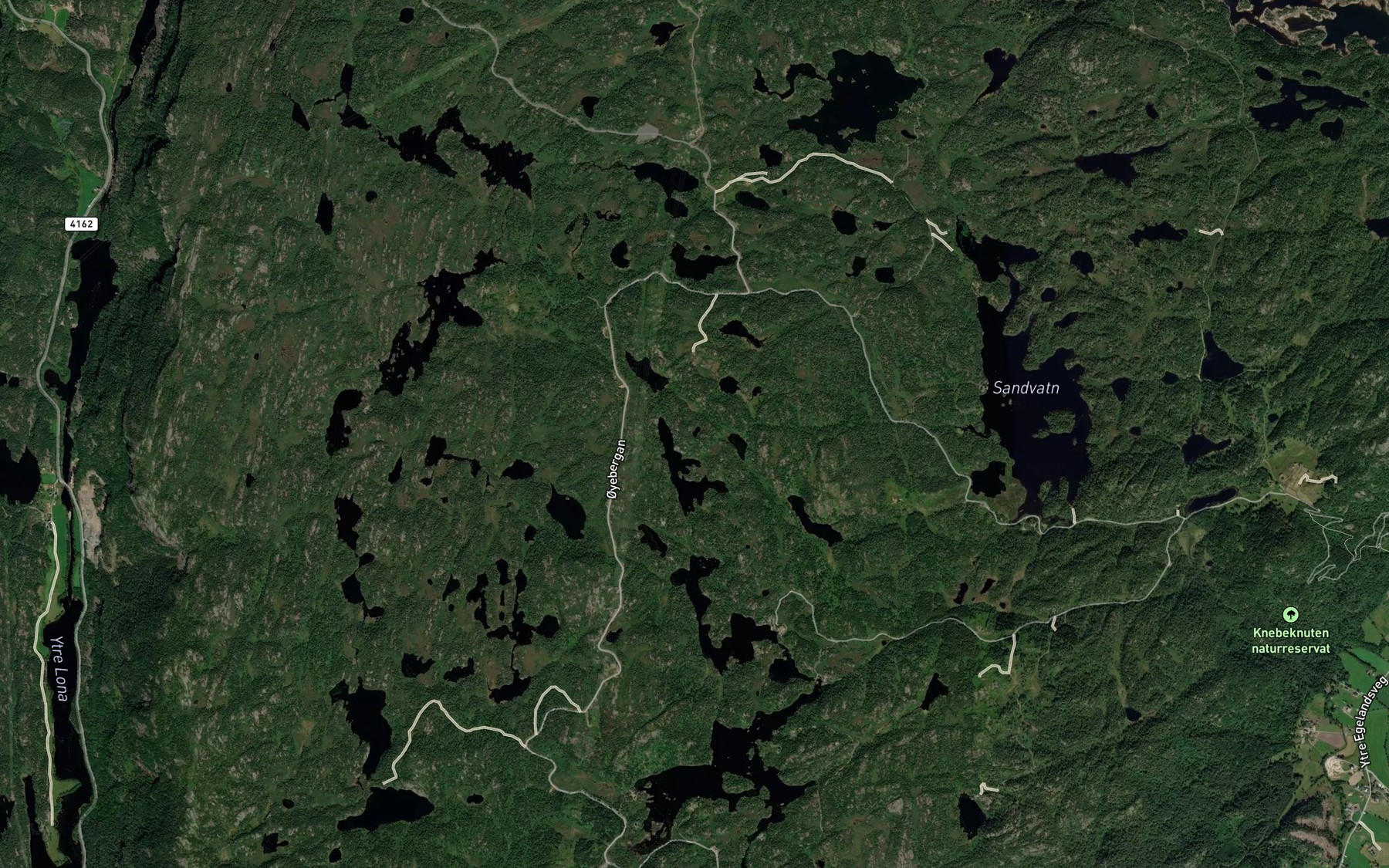 Satellite map of the Lillemontjonn