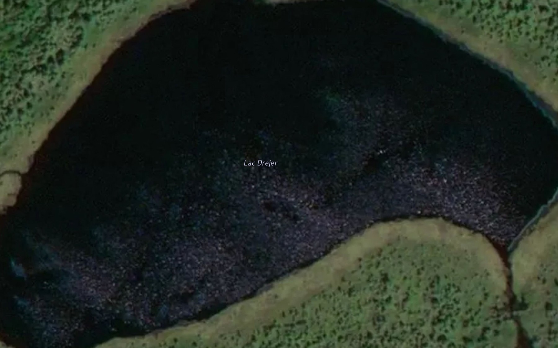 Satellite map of the Lac Drejer