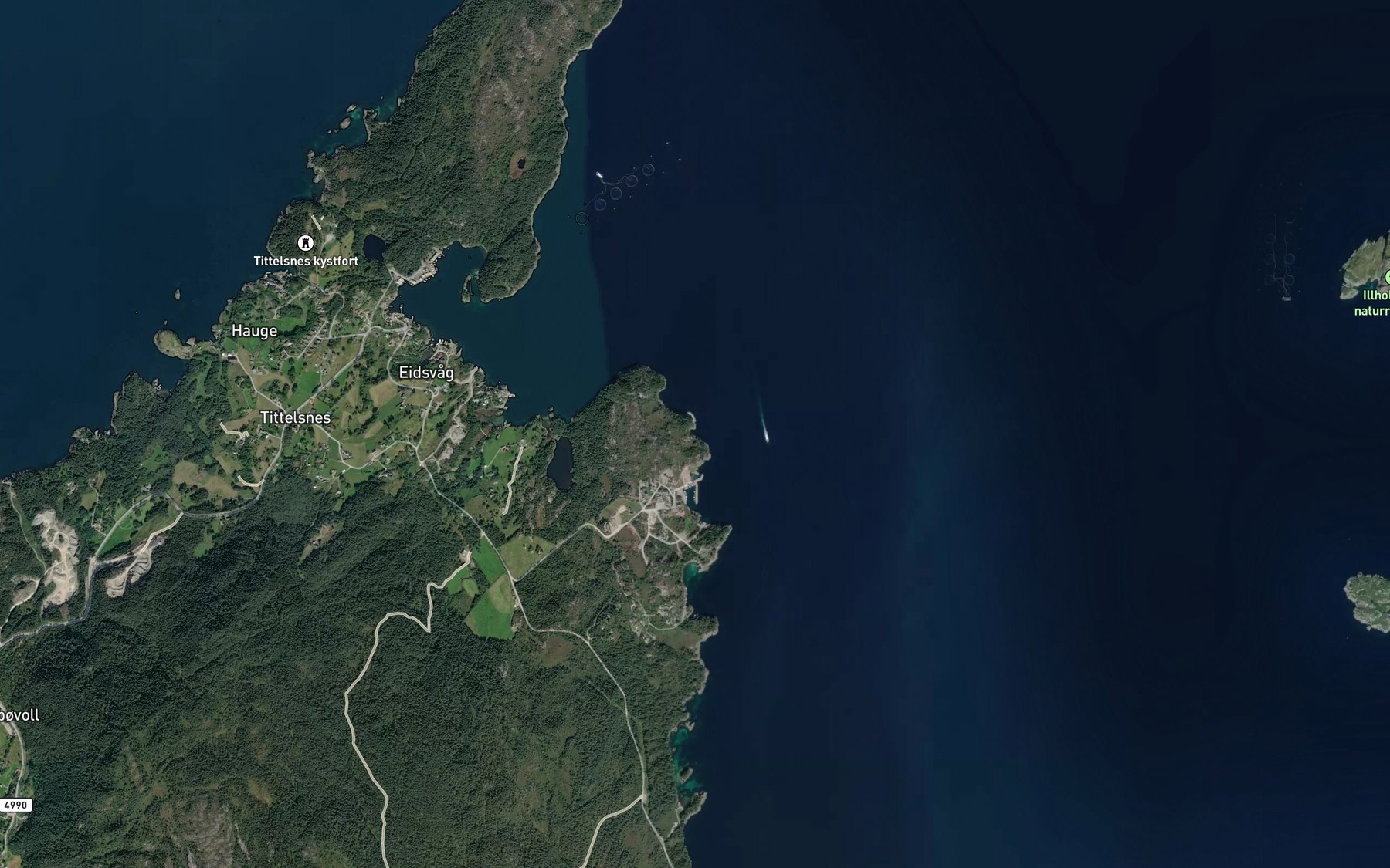 Satellite map of the Litla Benkjahola