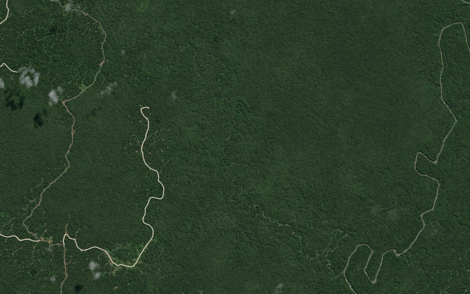 Satellite map of the Sungai Kombom