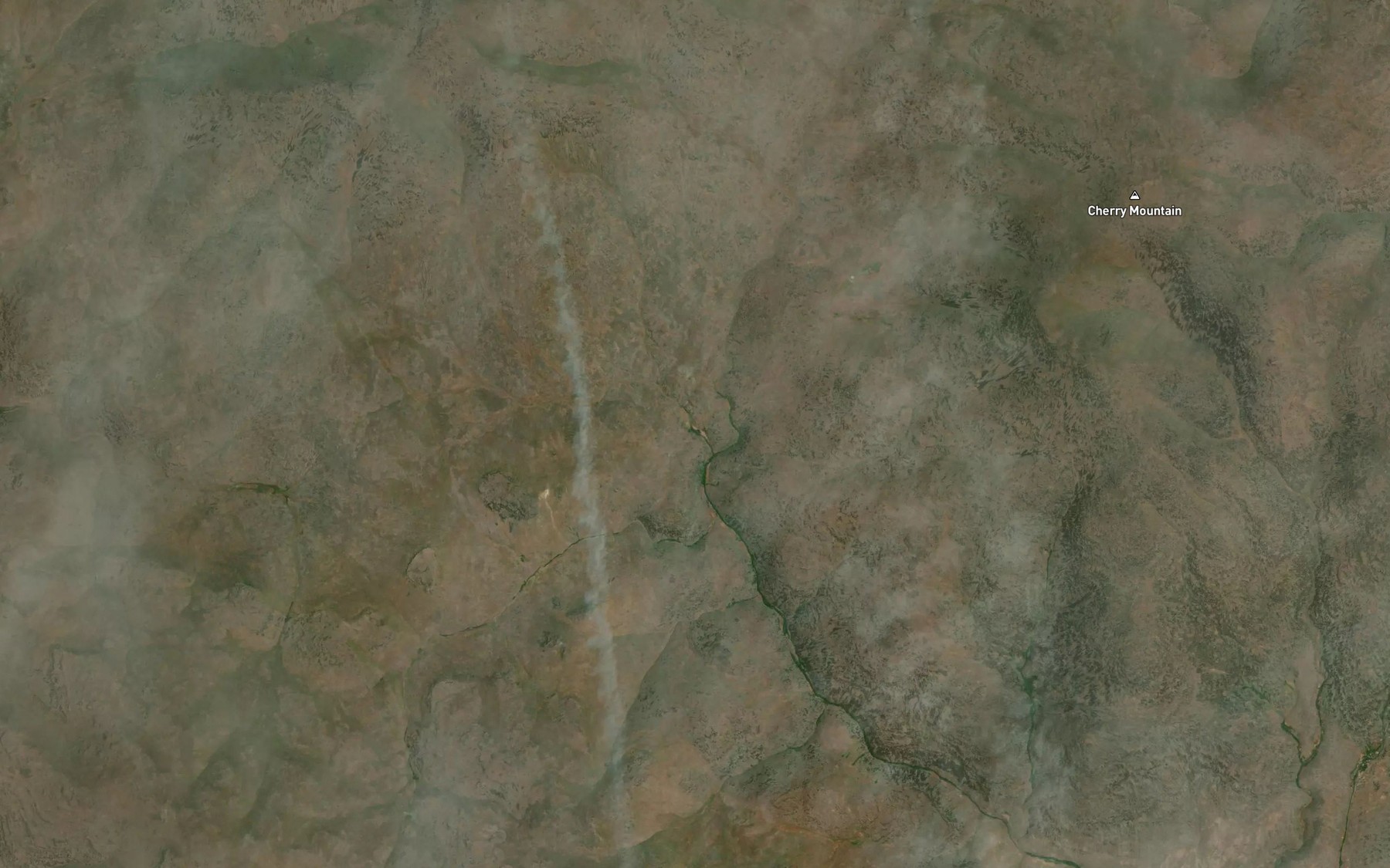 Satellite map of the Rush Creek Spring