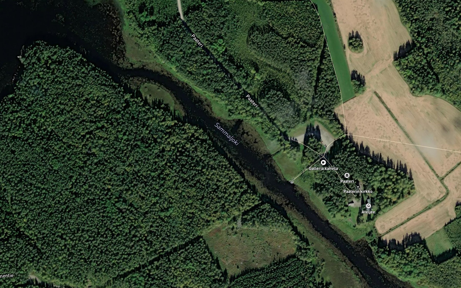 Satellite map of the Sammaljoki