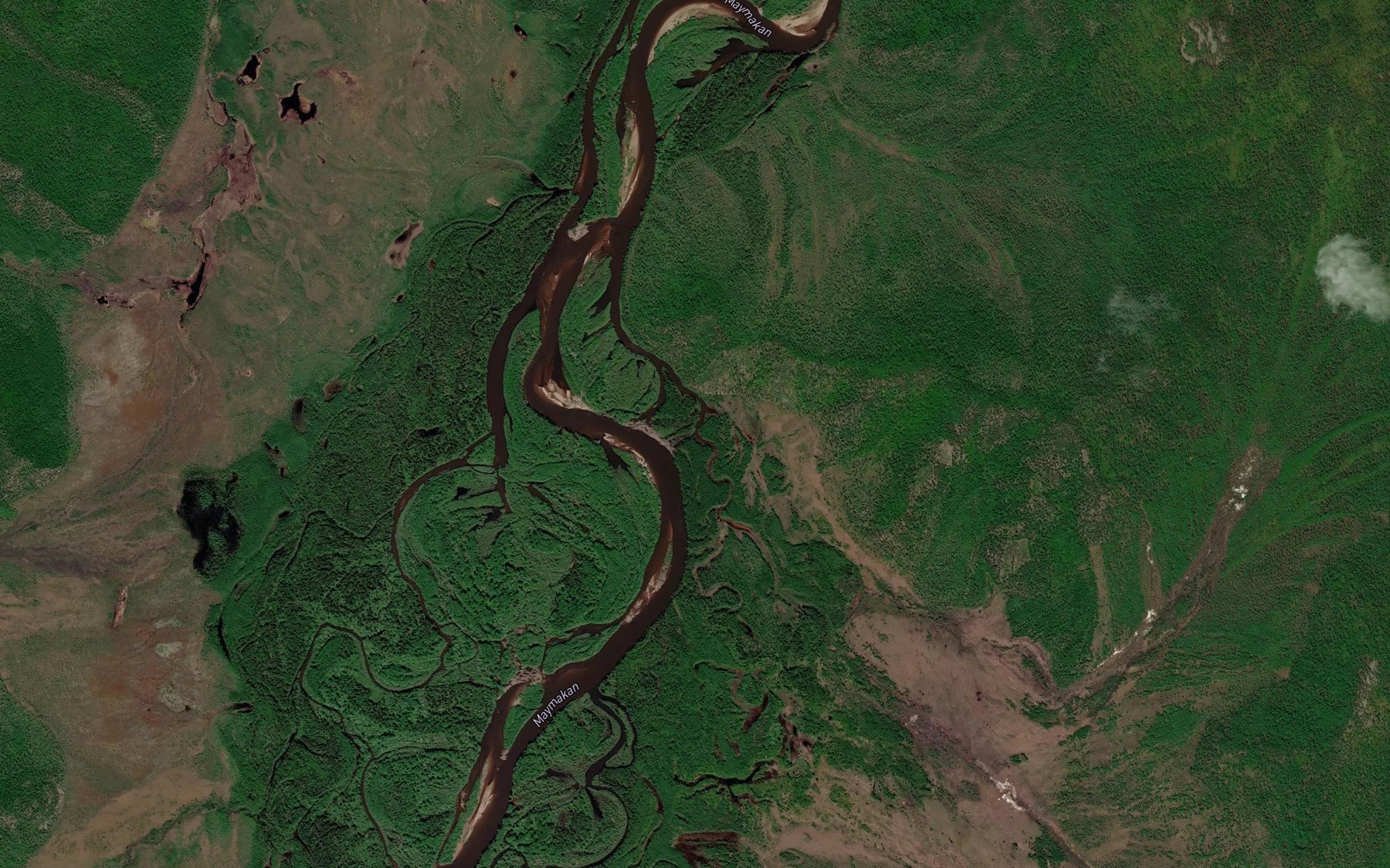 Satellite map of the Glukharinyy