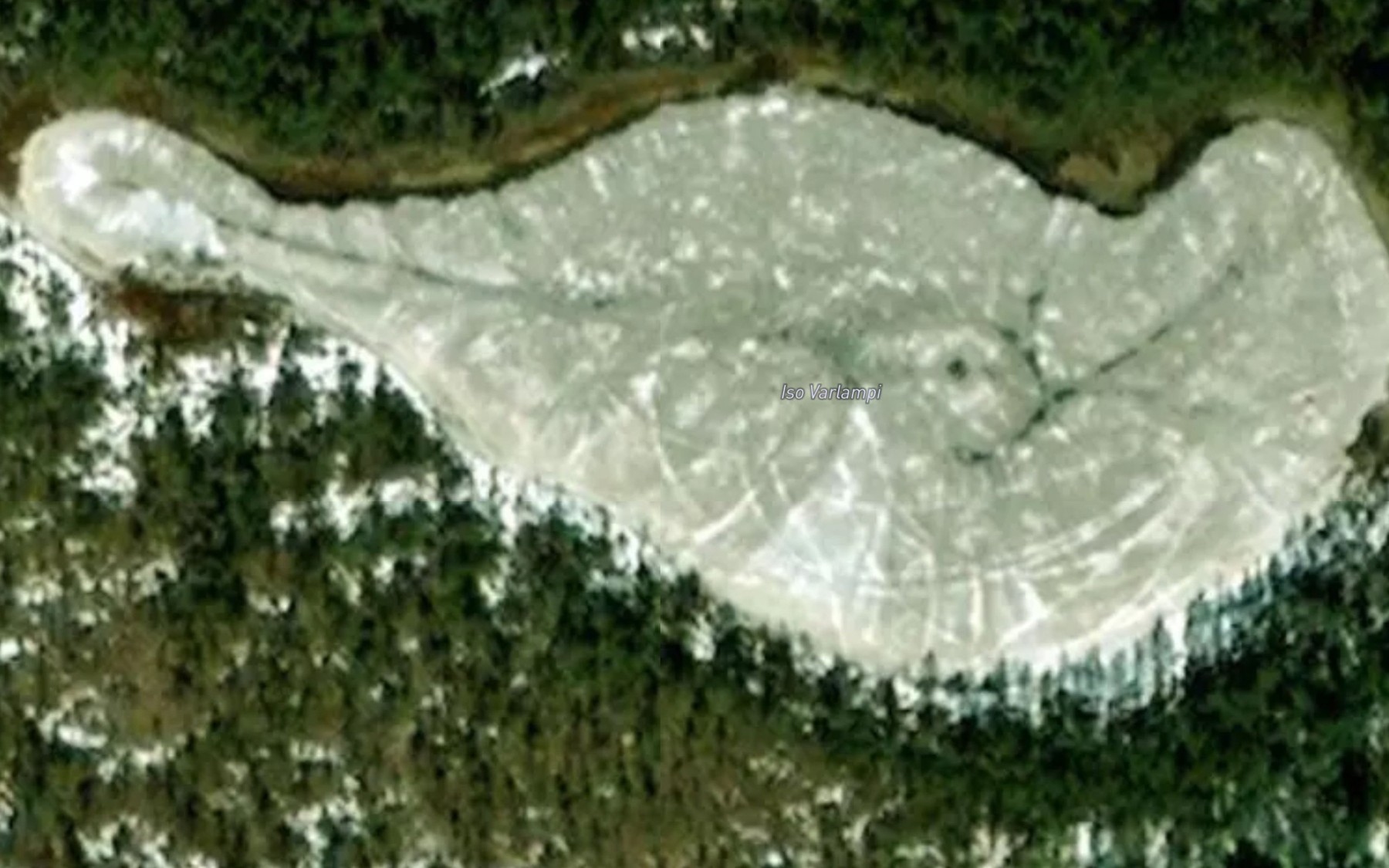 Satellite map of the Iso Varlampi