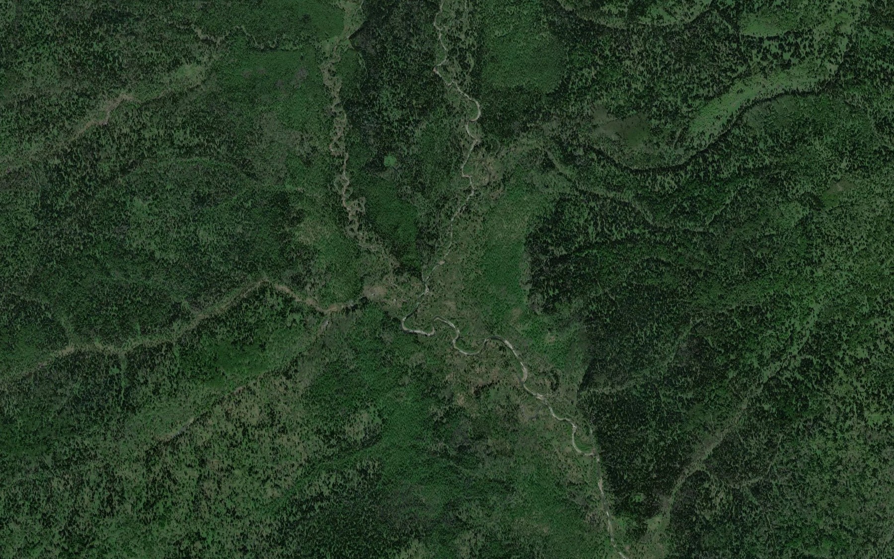 Satellite map of the Chernaya Osipova