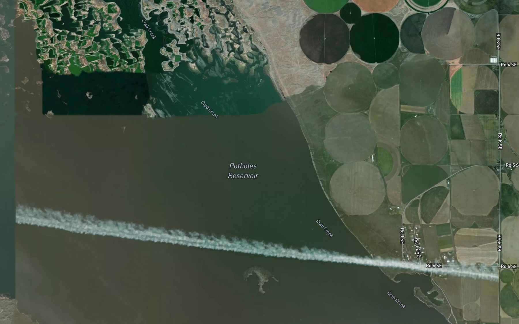 Satellite map of the Spot 7