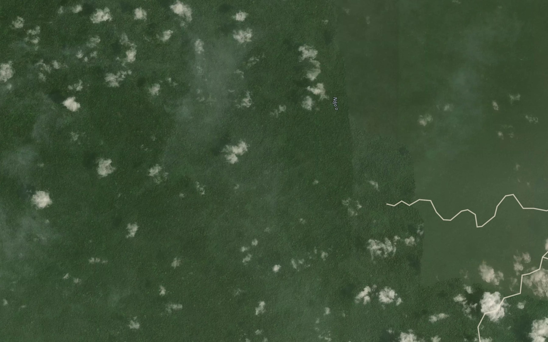 Satellite map of the Nan Ezan