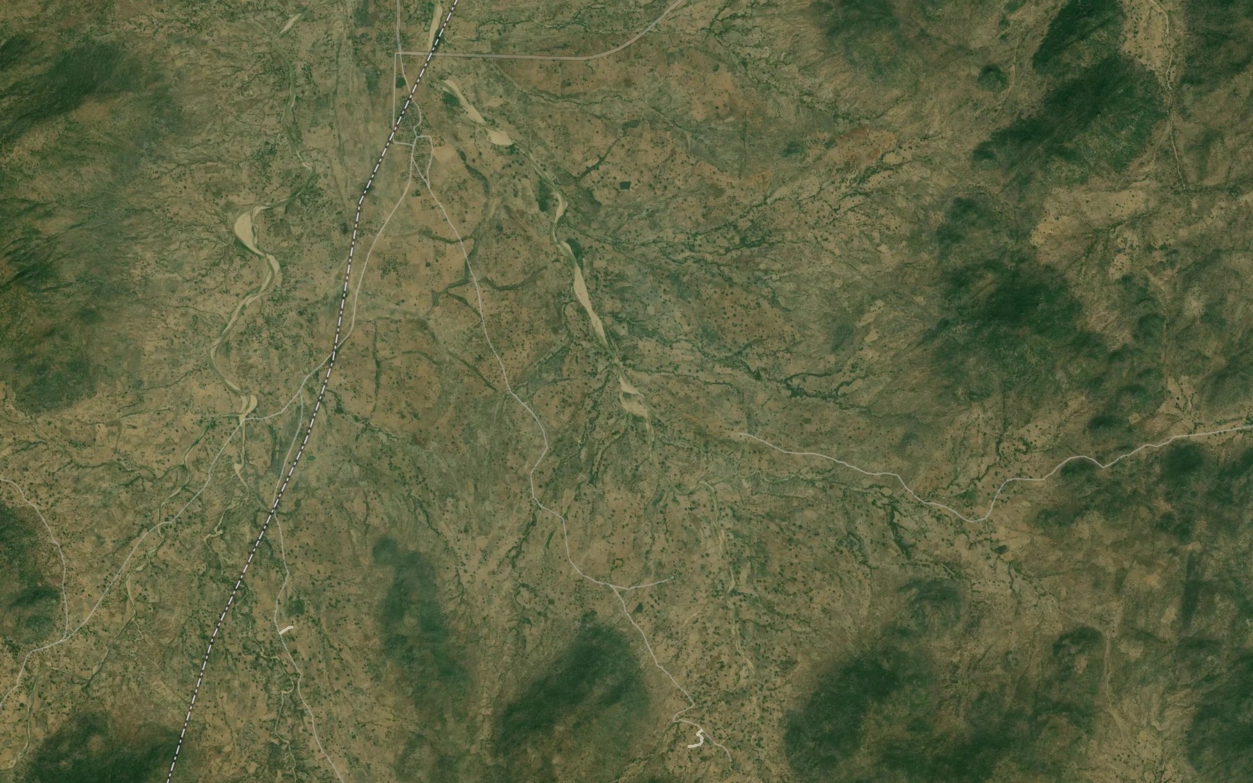 Satellite map of the River Datitum