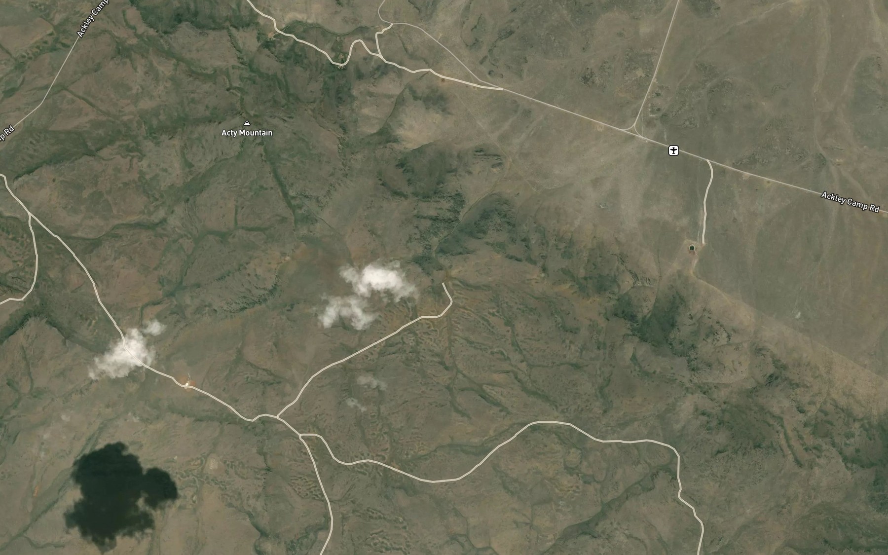 Satellite map of the Lone Jack Waterhole