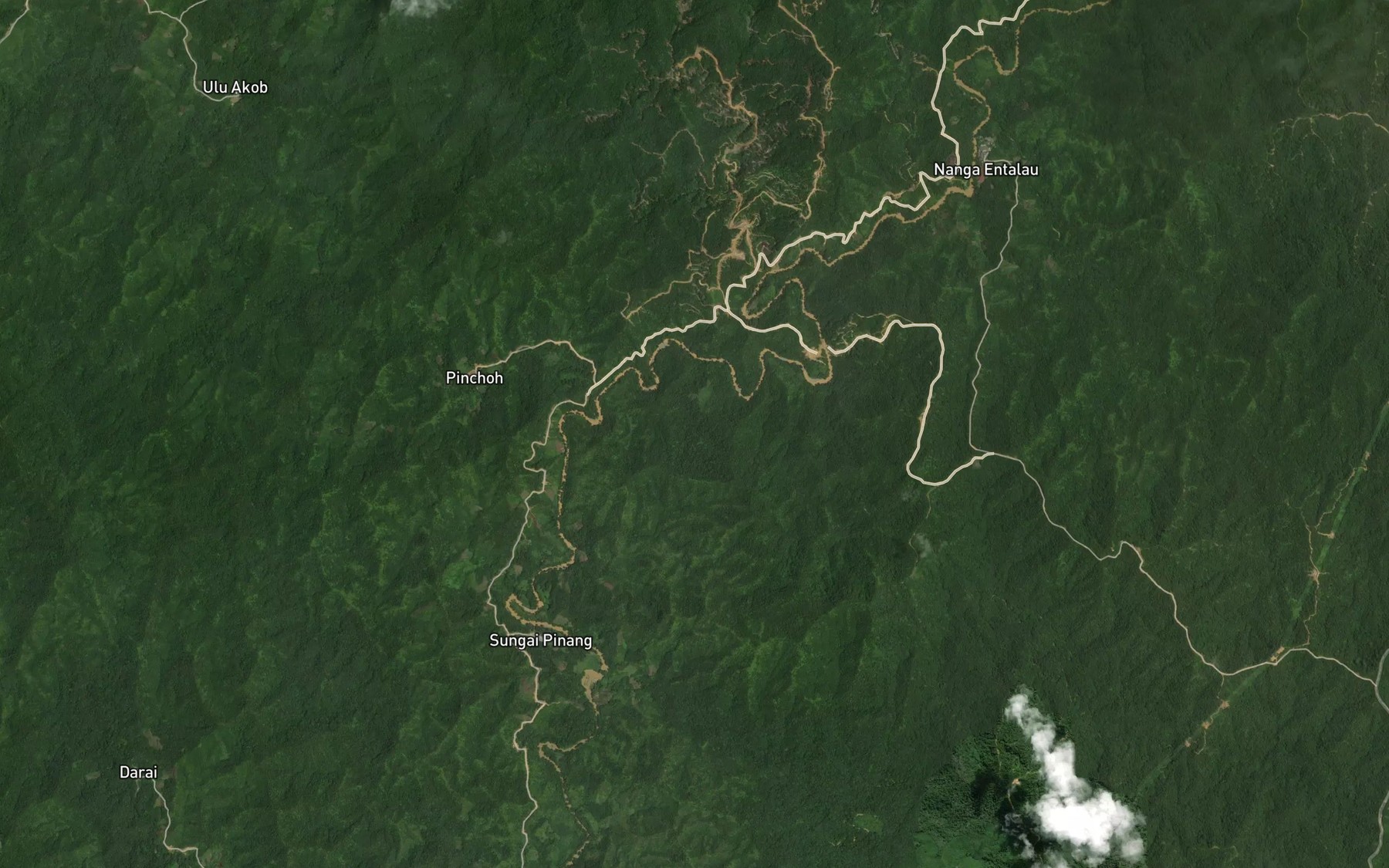 Satellite map of the Sungai Nibong
