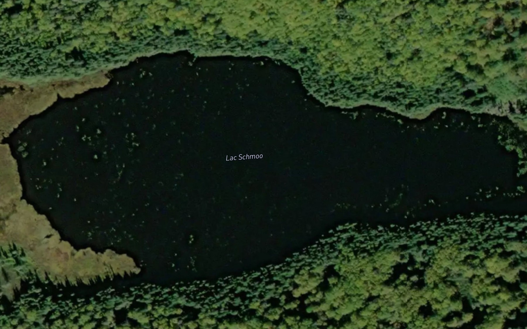 Satellite map of the Lac Schmoo