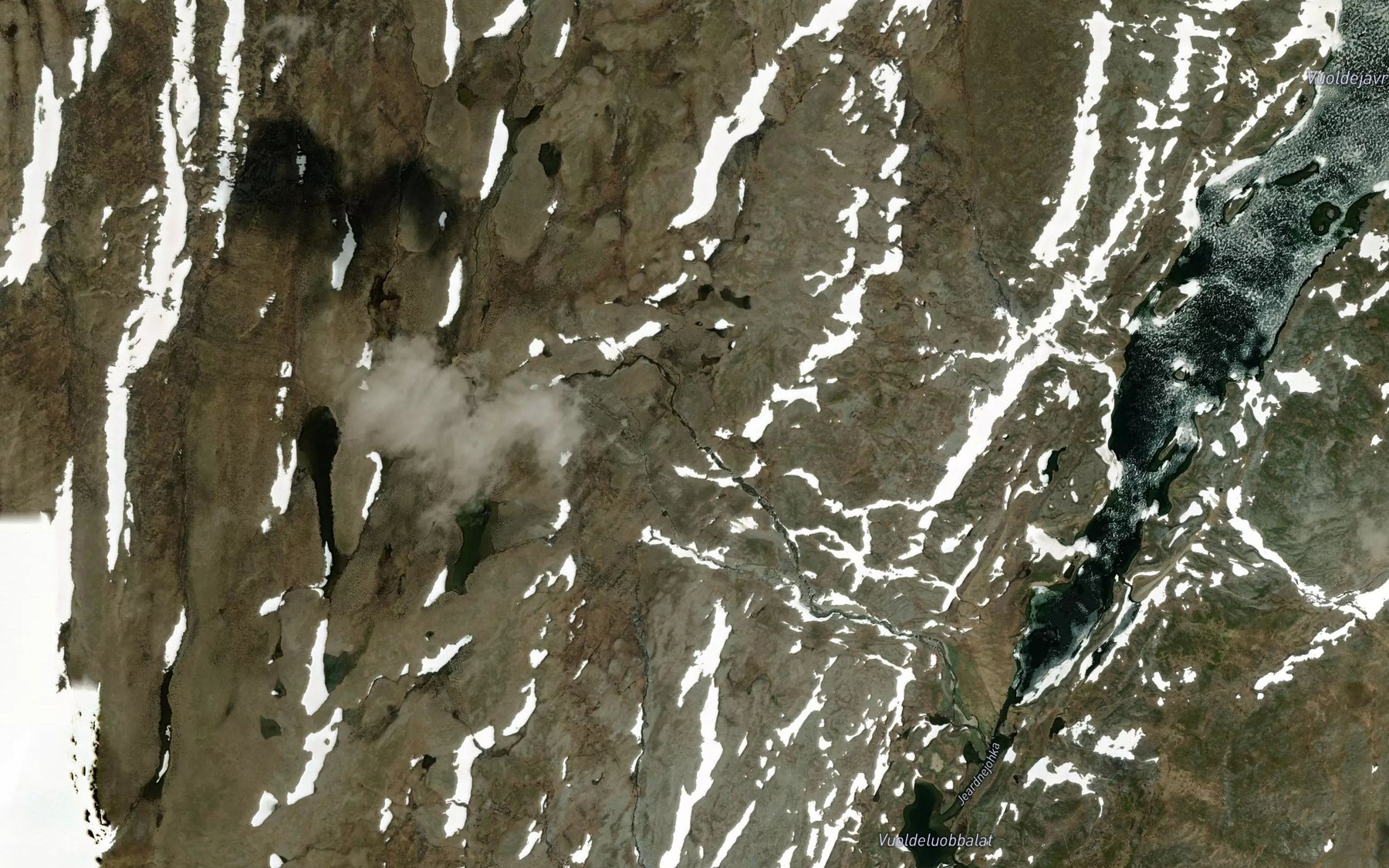 Satellite map of the Njuikenjakka