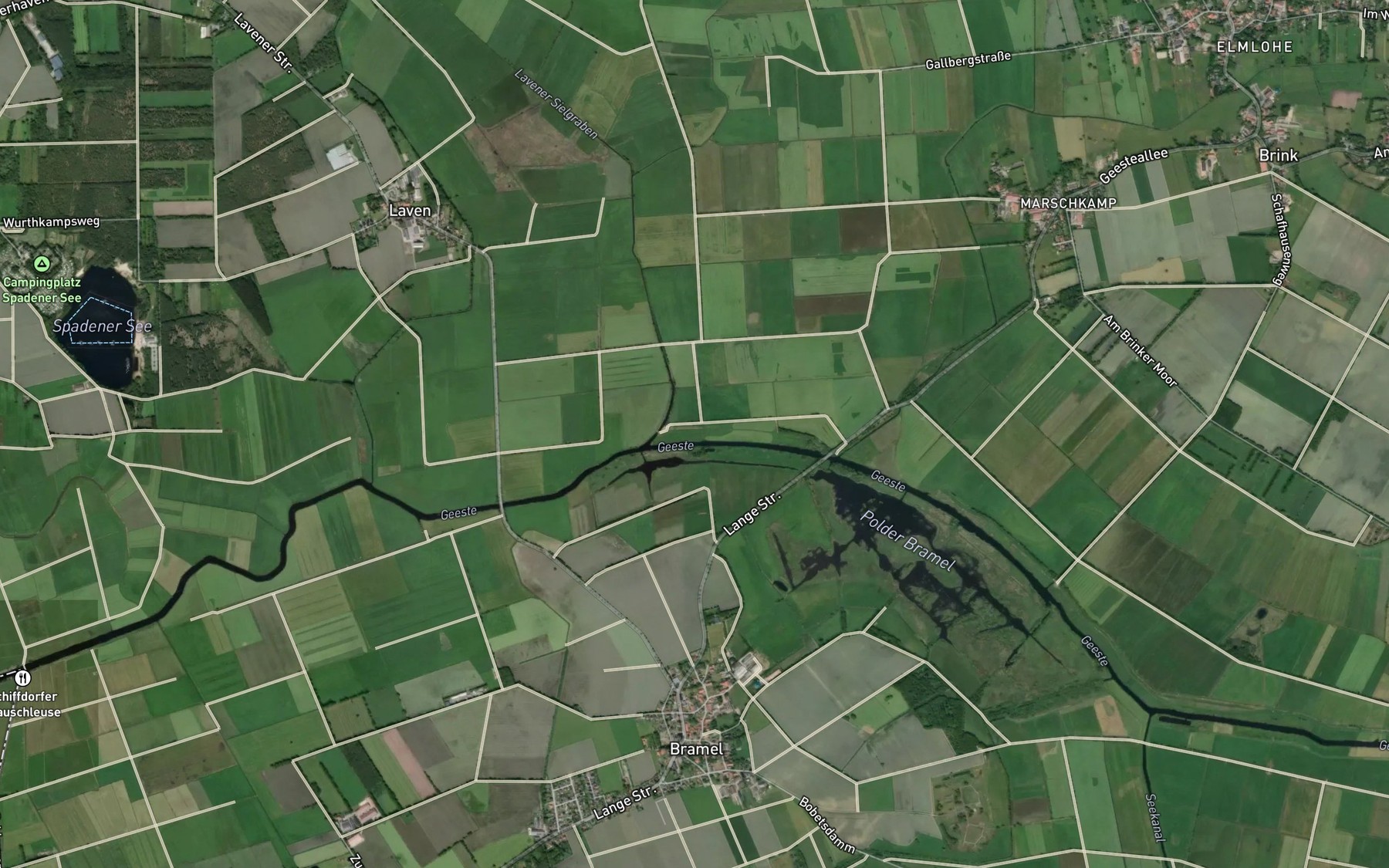 Satellite map of the Sielgraben