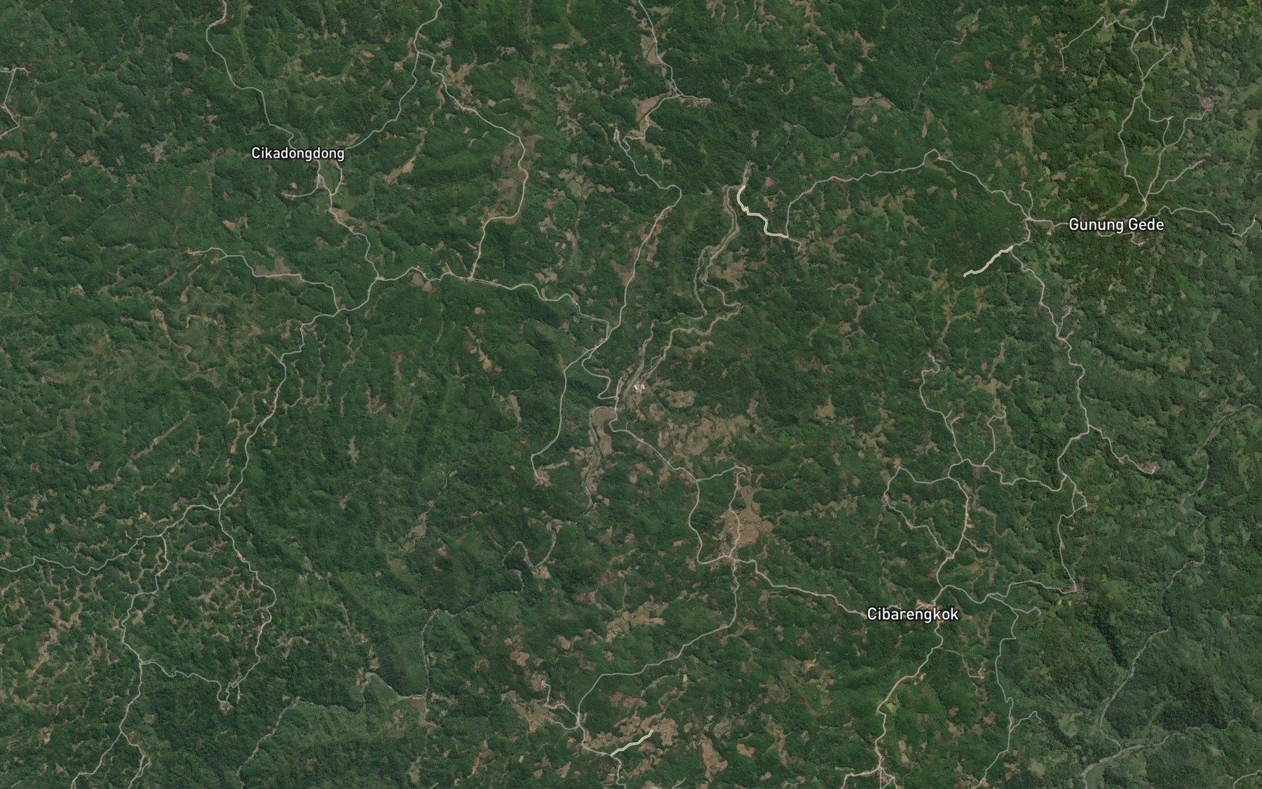 Satellite map of the Ci Muncang