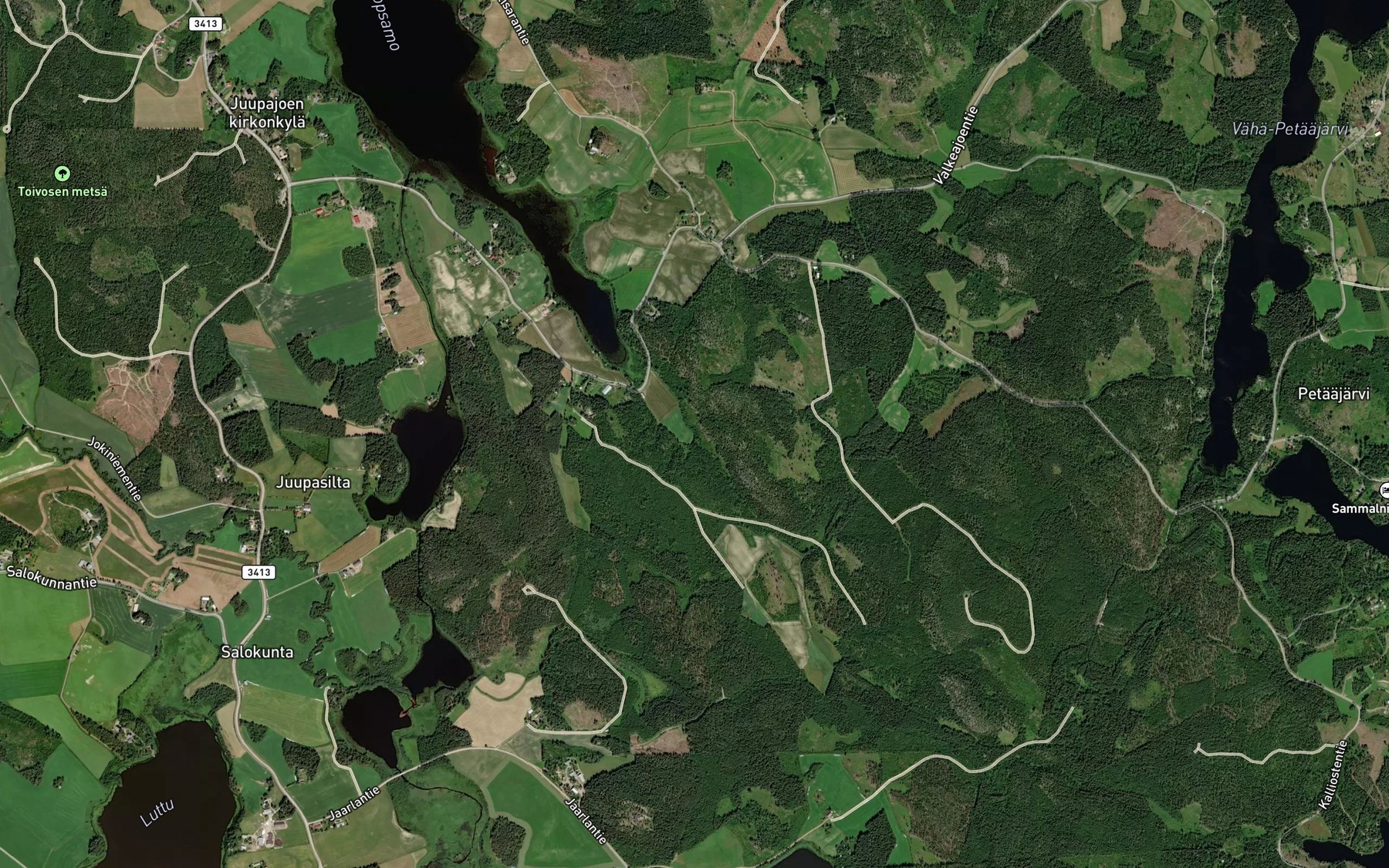 Satellite map of the Totonoja
