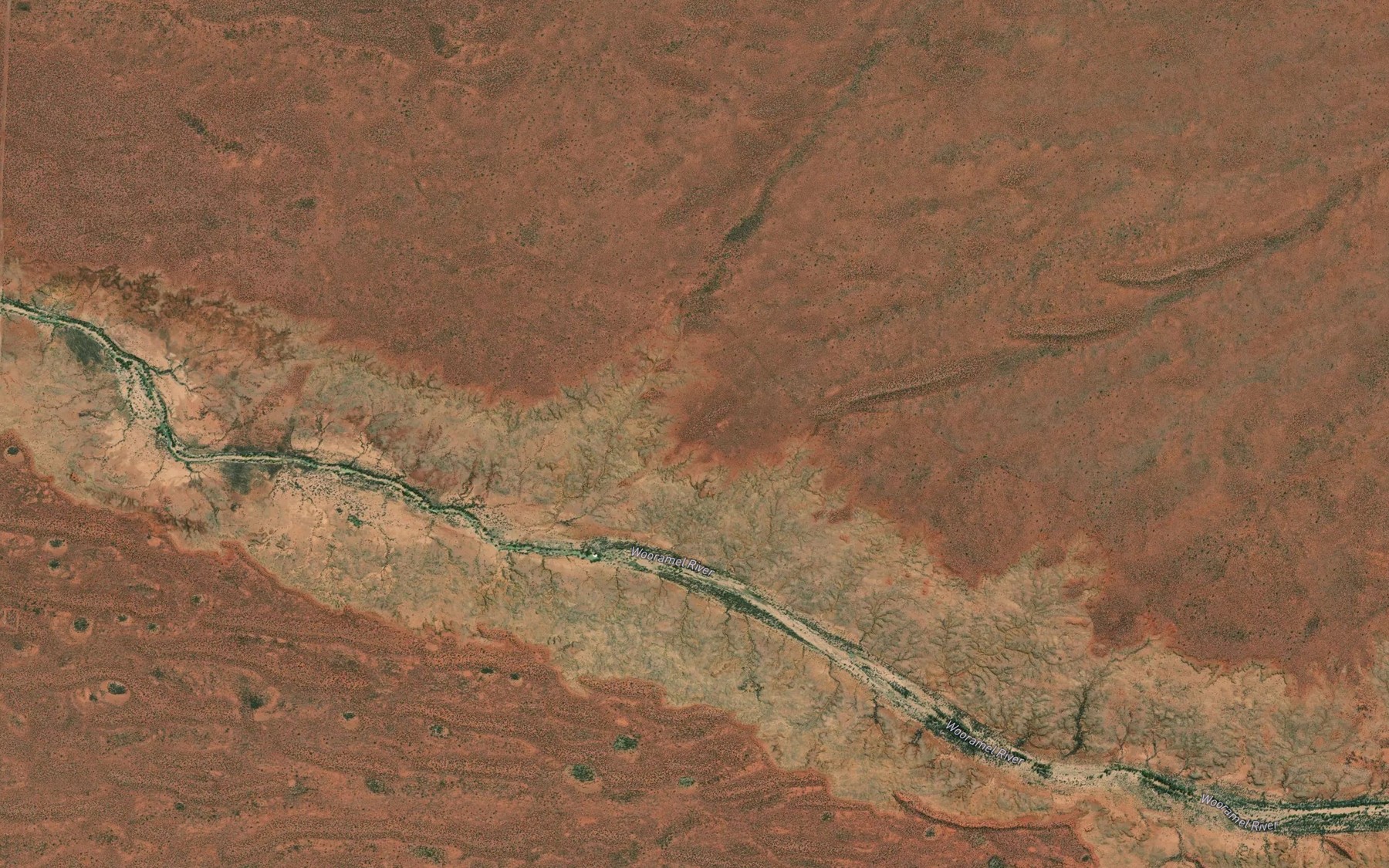 Satellite map of the Boothawalla Spring