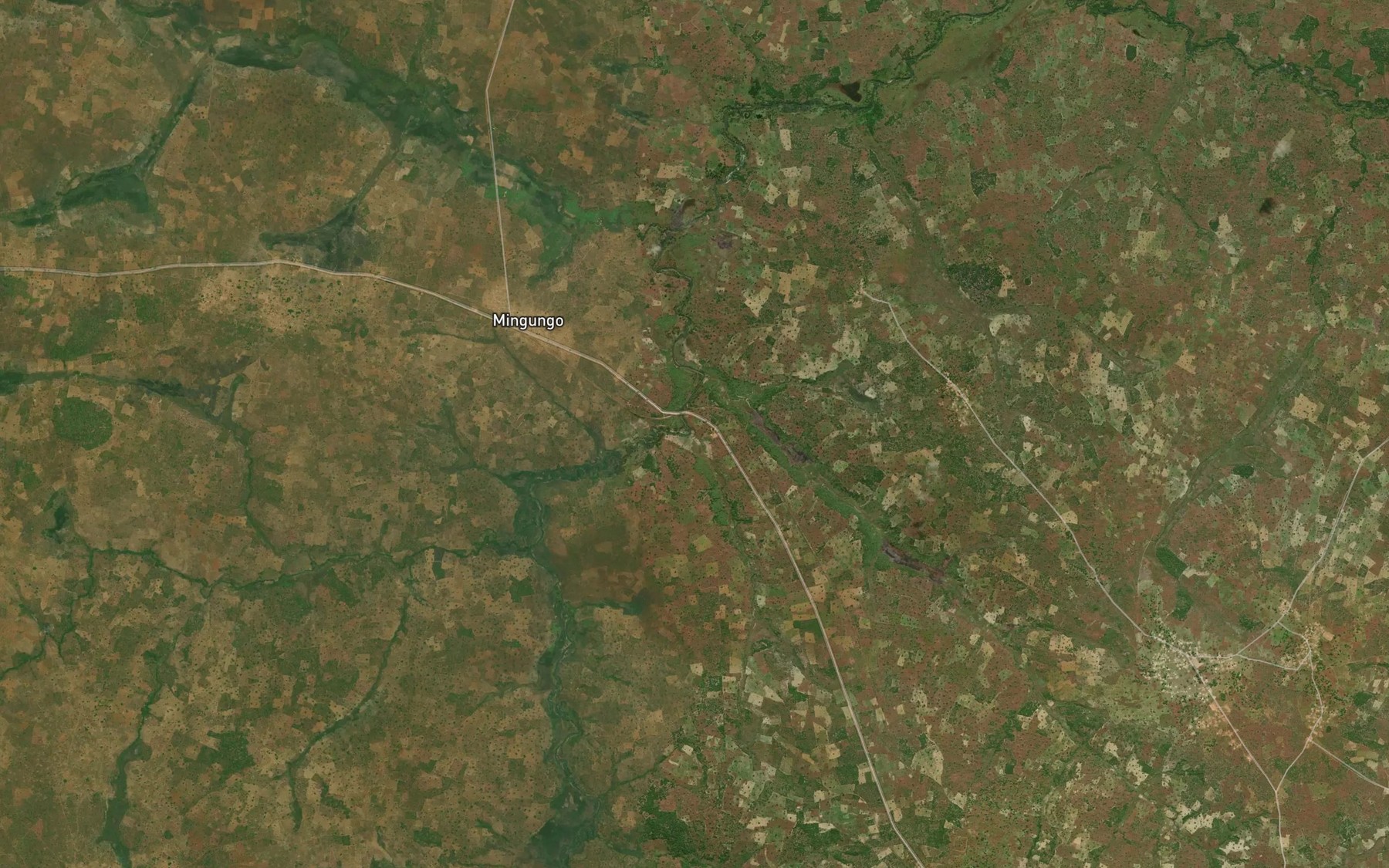 Satellite map of the Cassongo