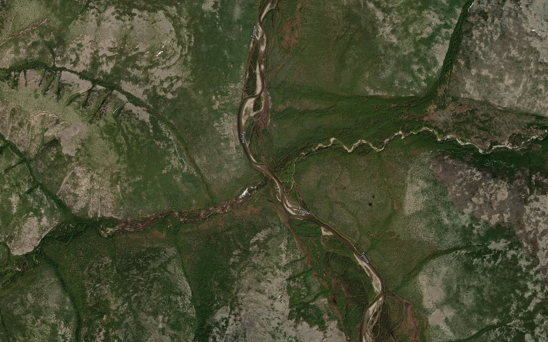 Satellite map of the Ulita
