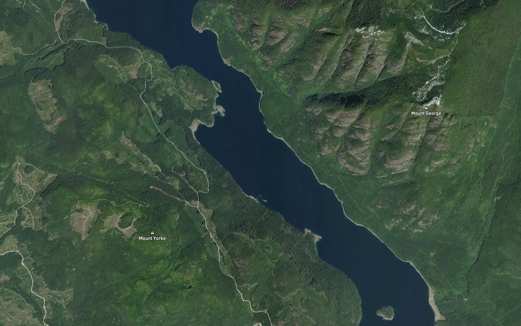 Satellite map of the Wellbore Channel