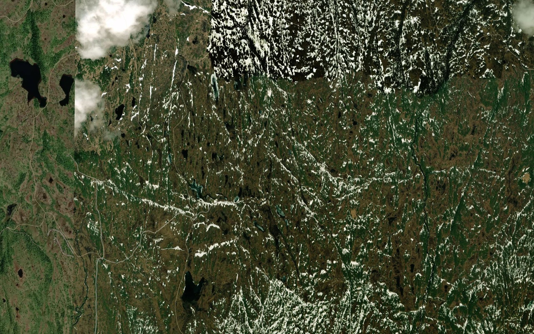Satellite map of the Steintjornbekken