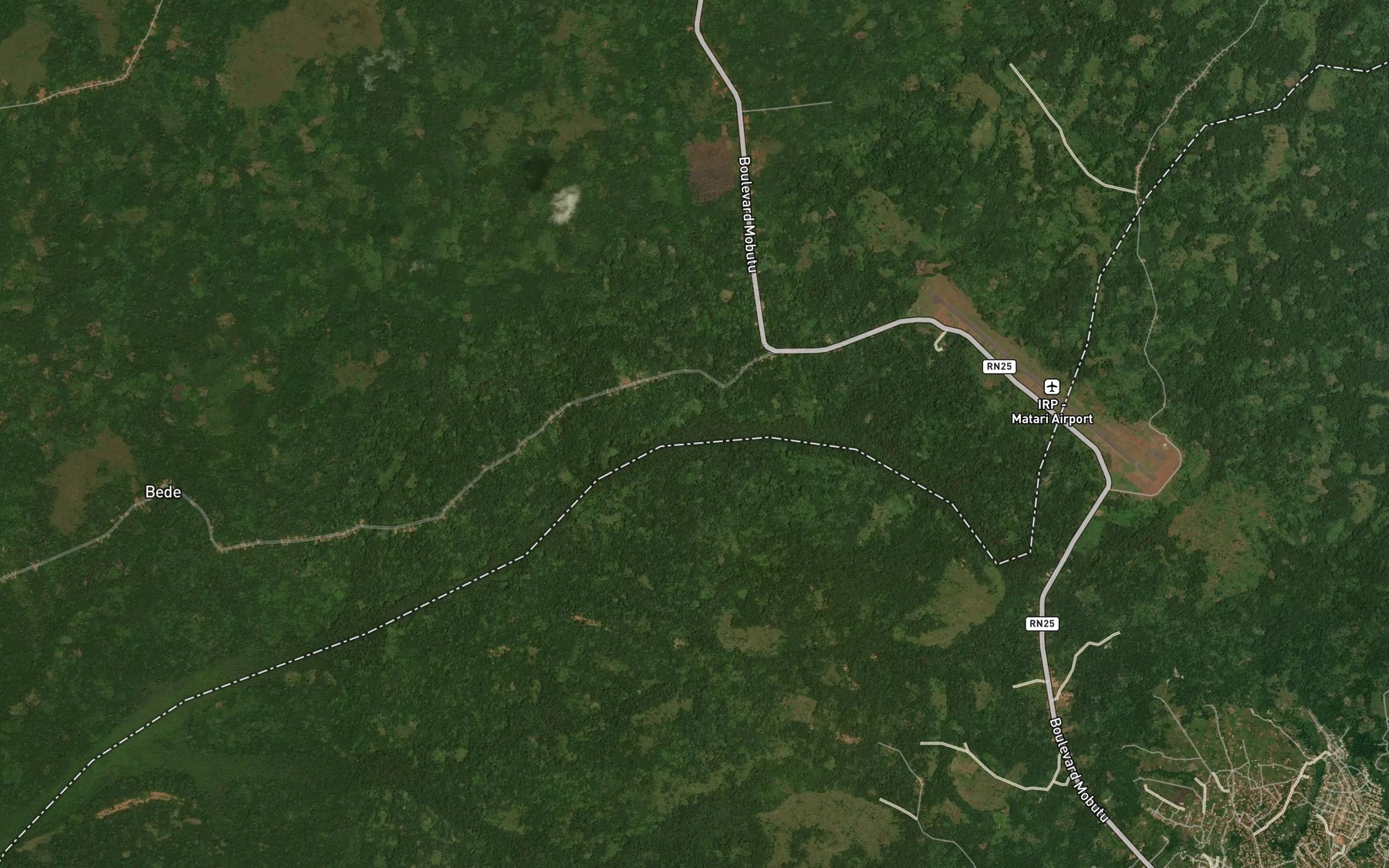 Satellite map of the Neyowe