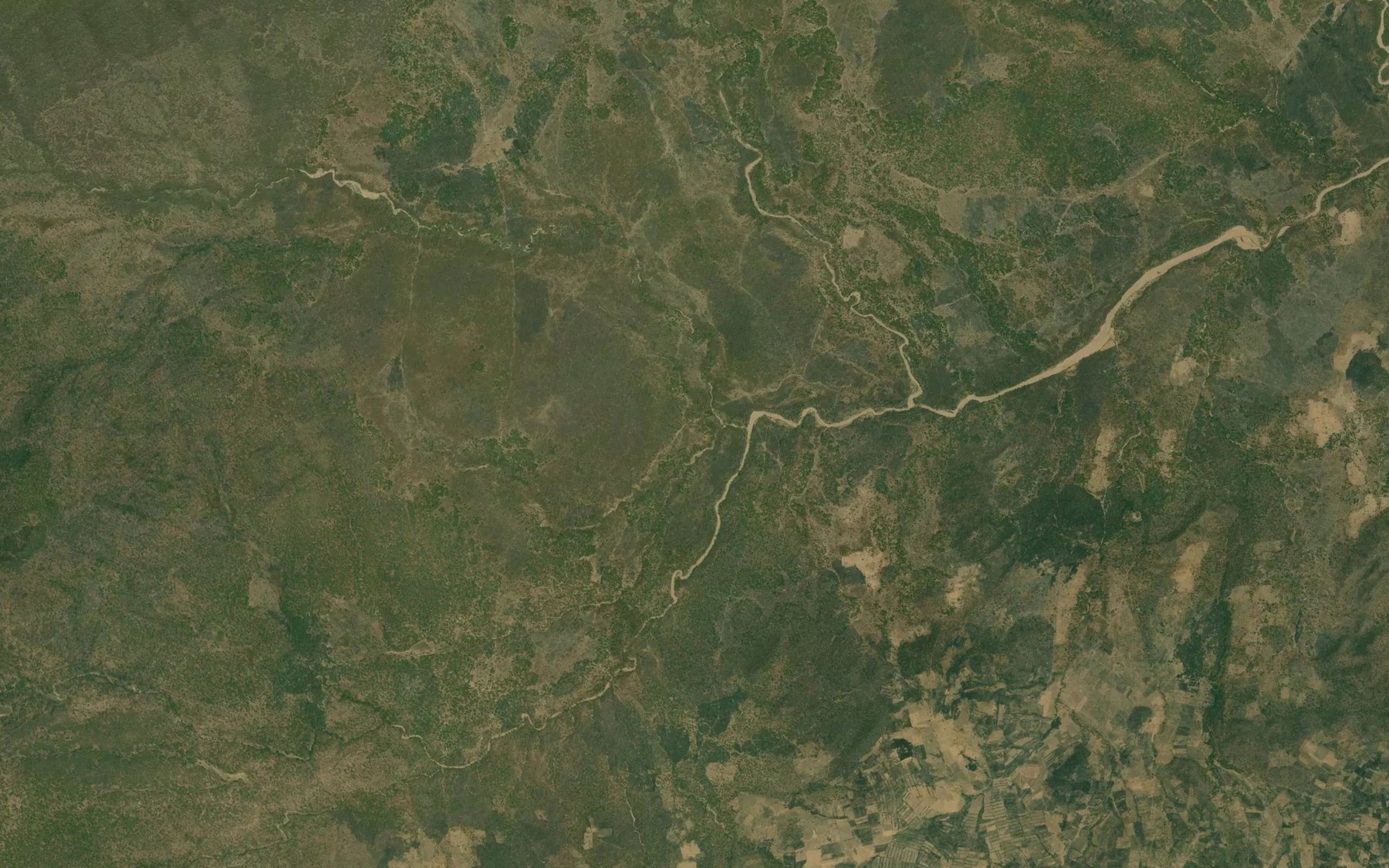 Satellite map of the Mara
