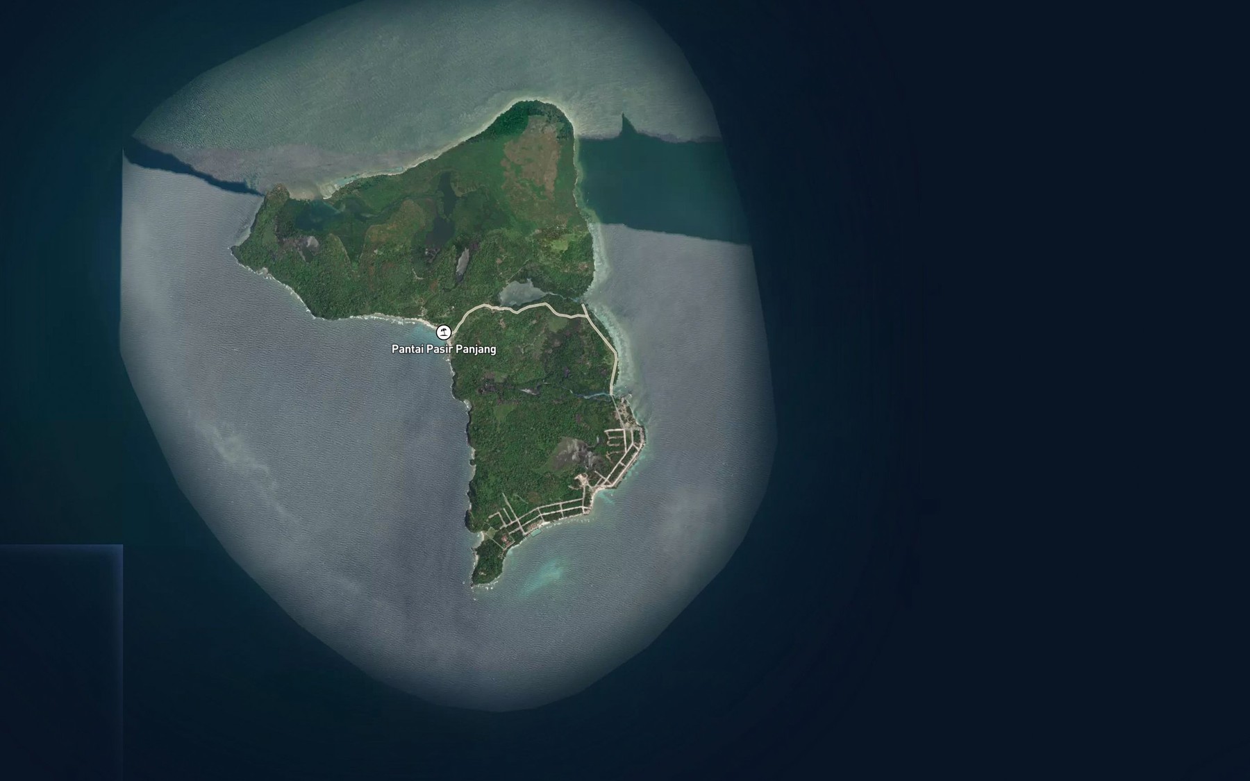 Satellite map of the Teluk Tembuyung