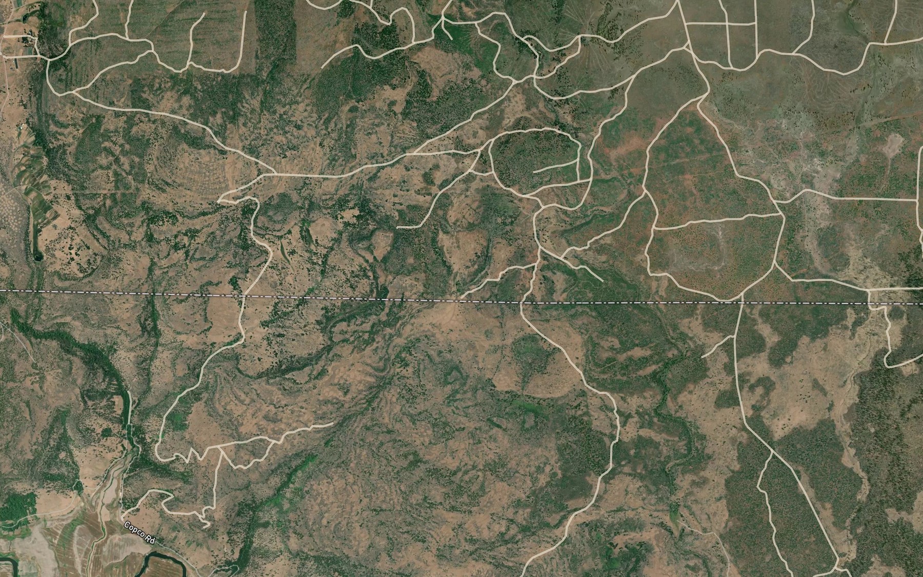 Satellite map of the Wild Gal Spring