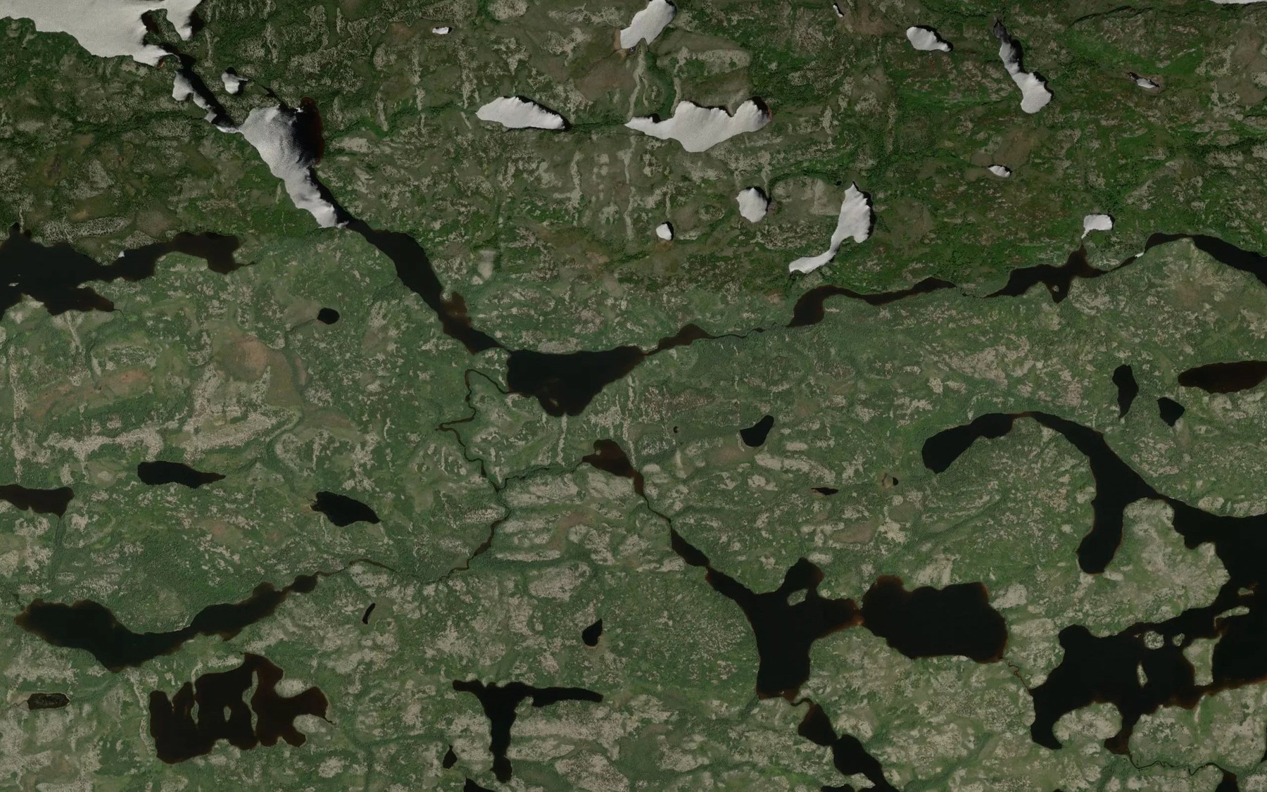 Satellite map of the Ruisseau Anistustikwasich