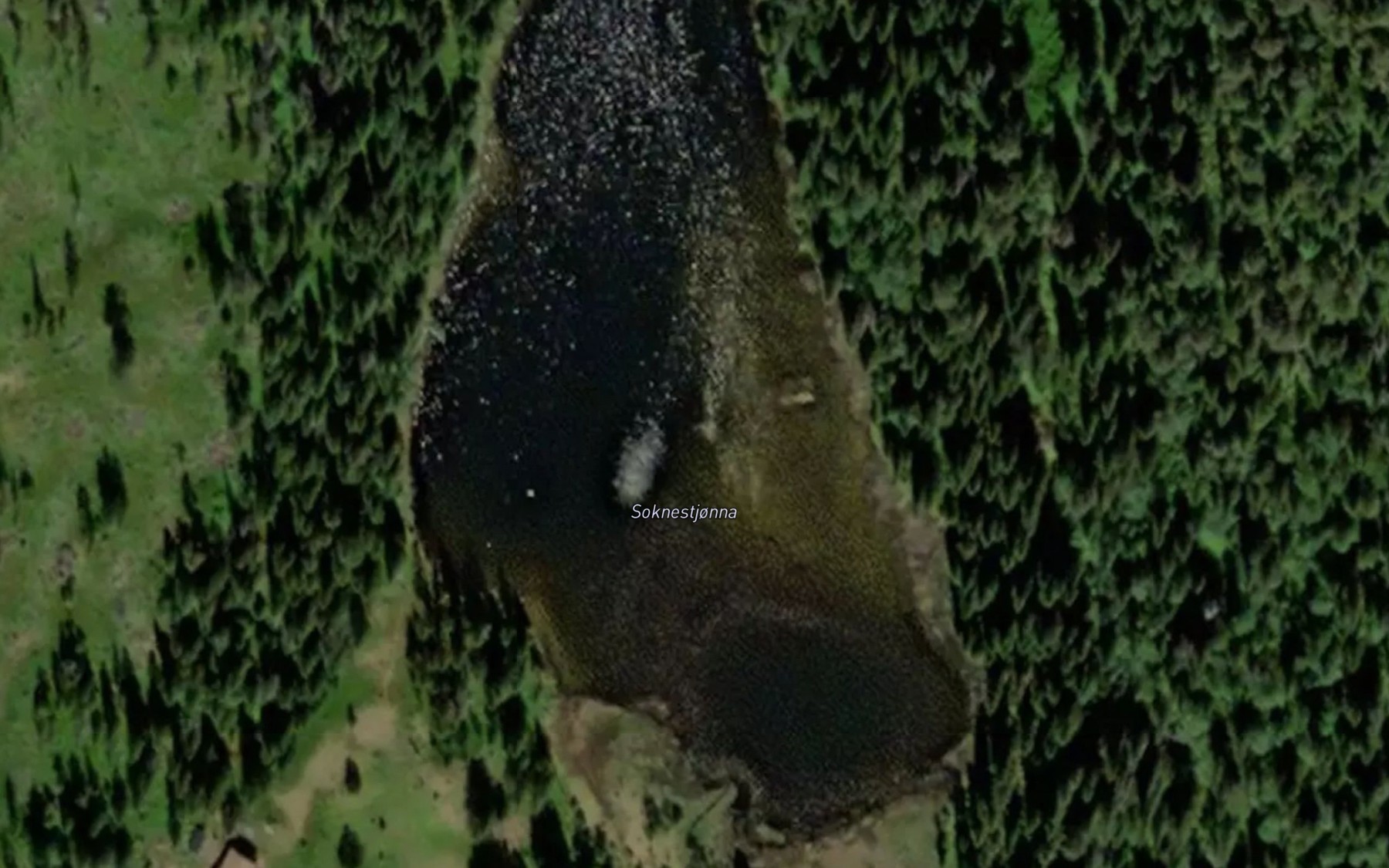 Satellite map of the Soknestjorna