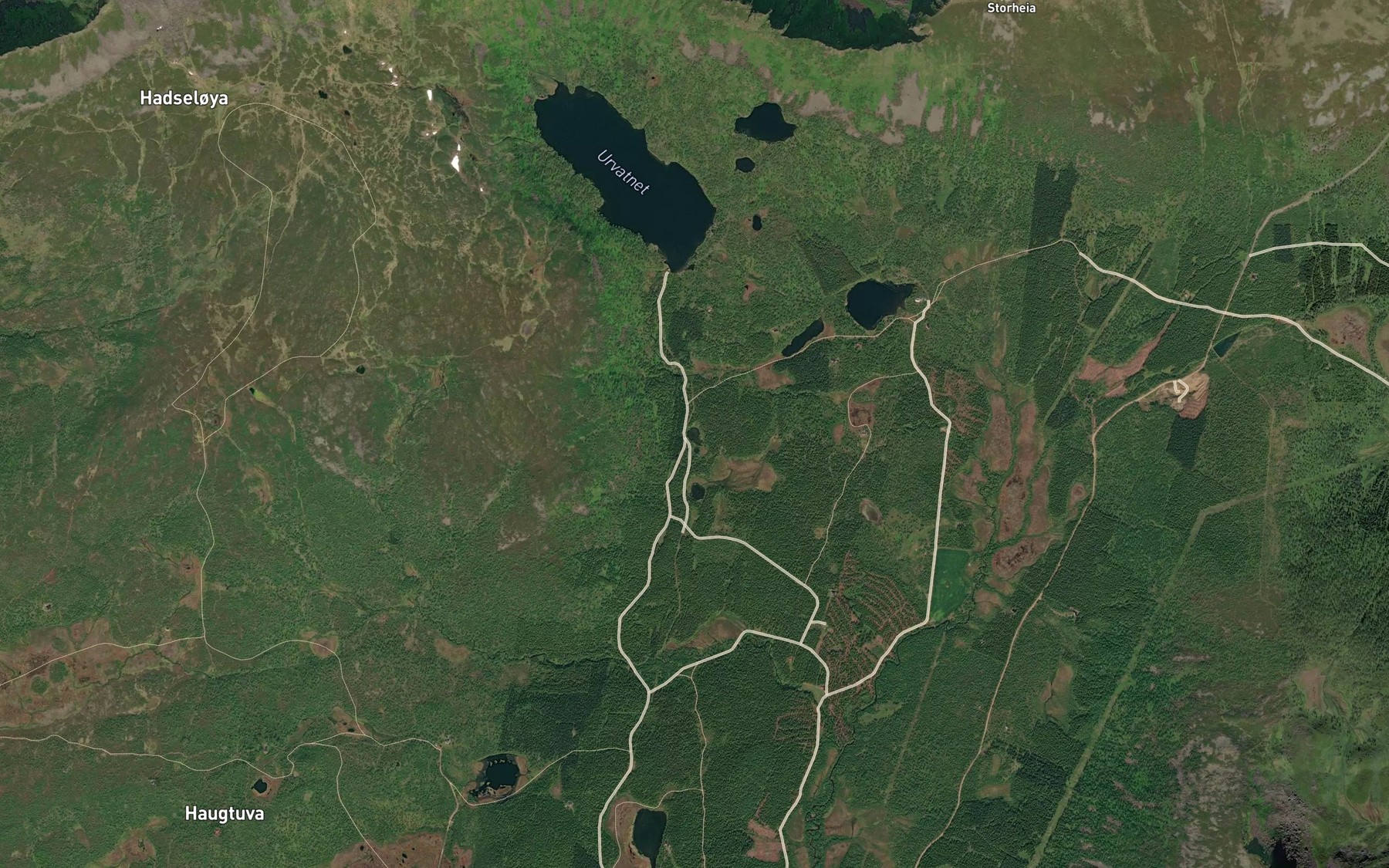 Satellite map of the Anders skomakertjonna