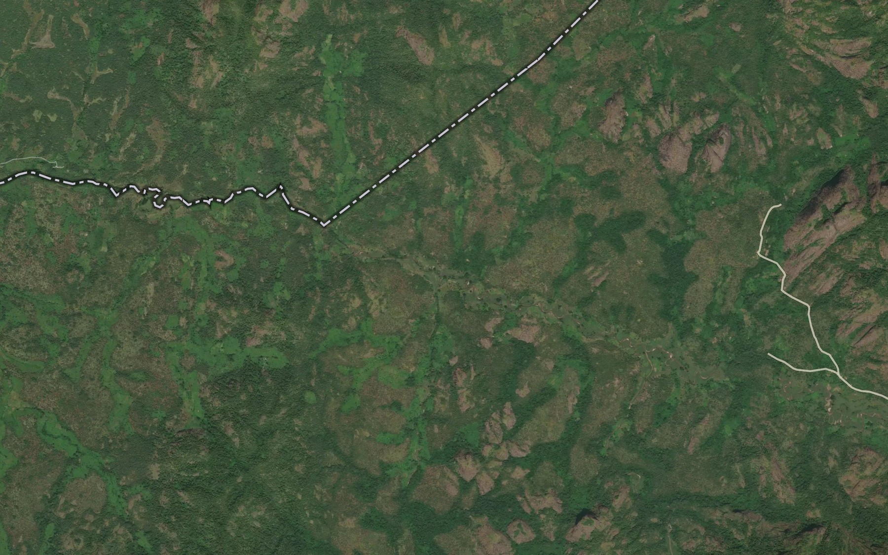 Satellite map of the Olum