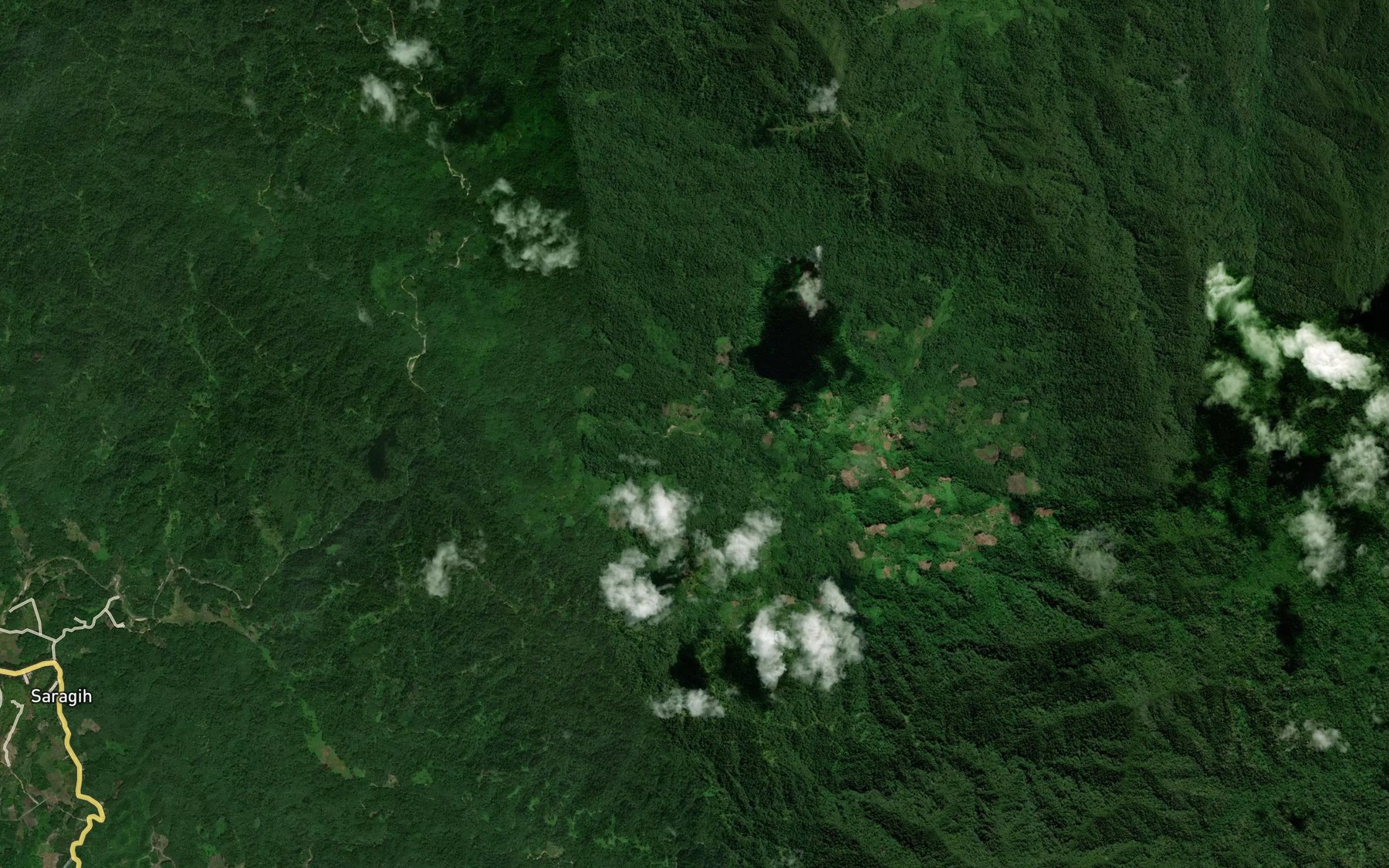Satellite map of the Lau Baras