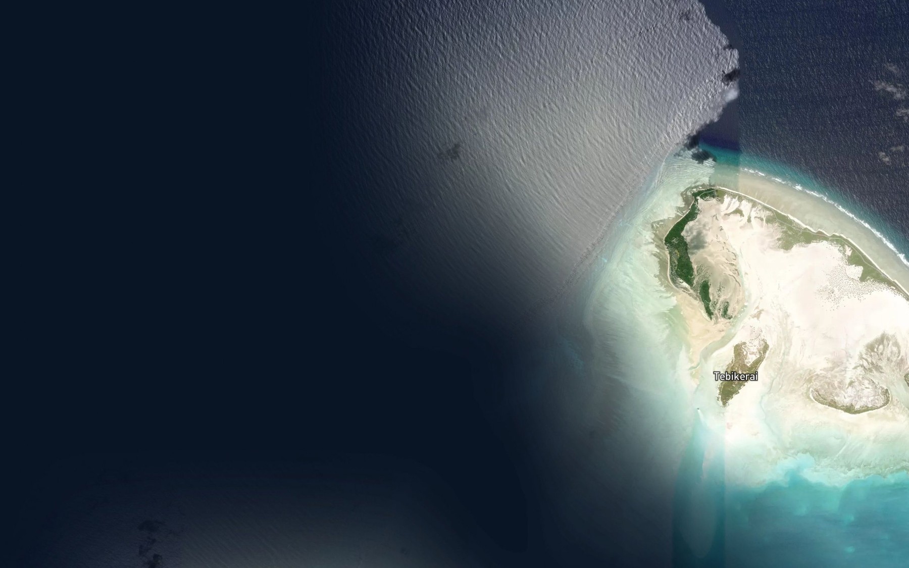 Satellite map of the NW Shoals