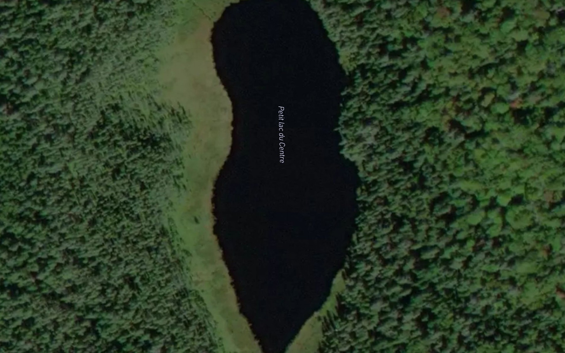 Satellite map of the Petit lac du Centre