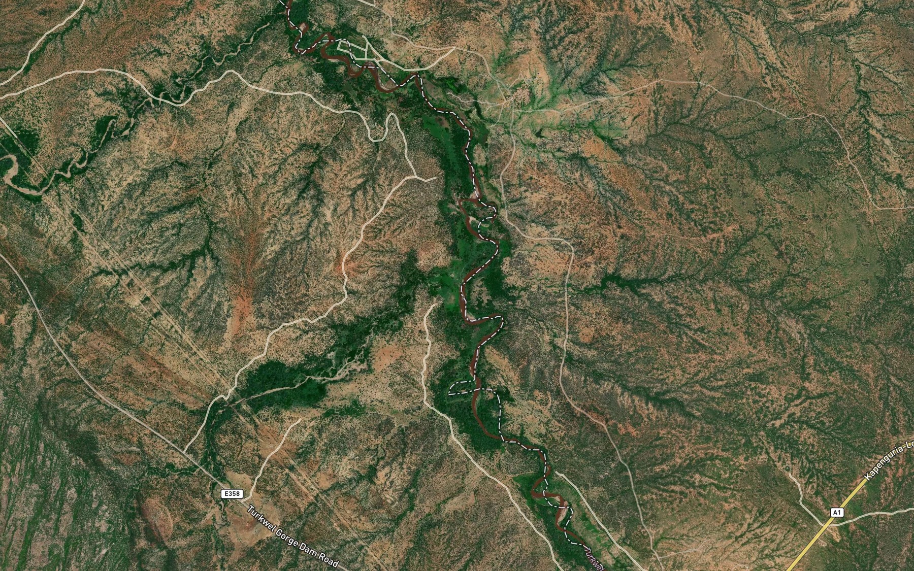 Satellite map of the Sarmai