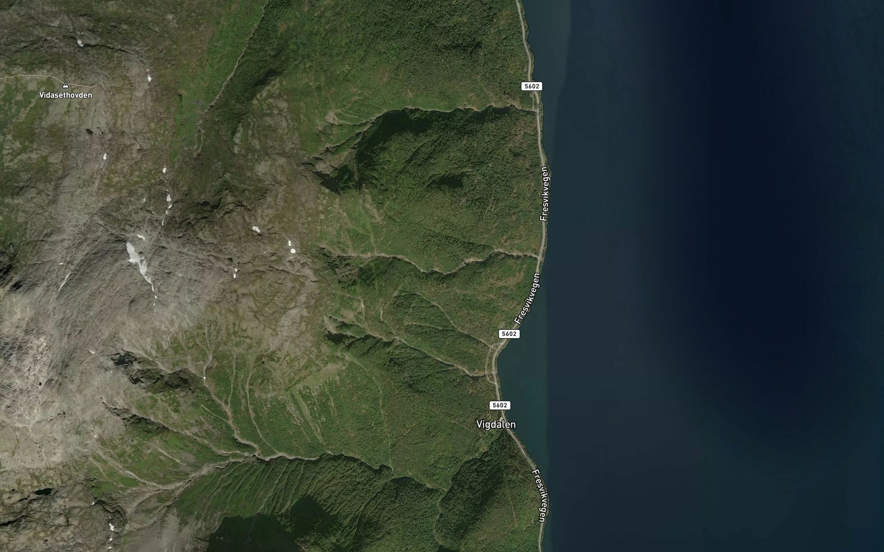 Satellite map of the Inste Jarva