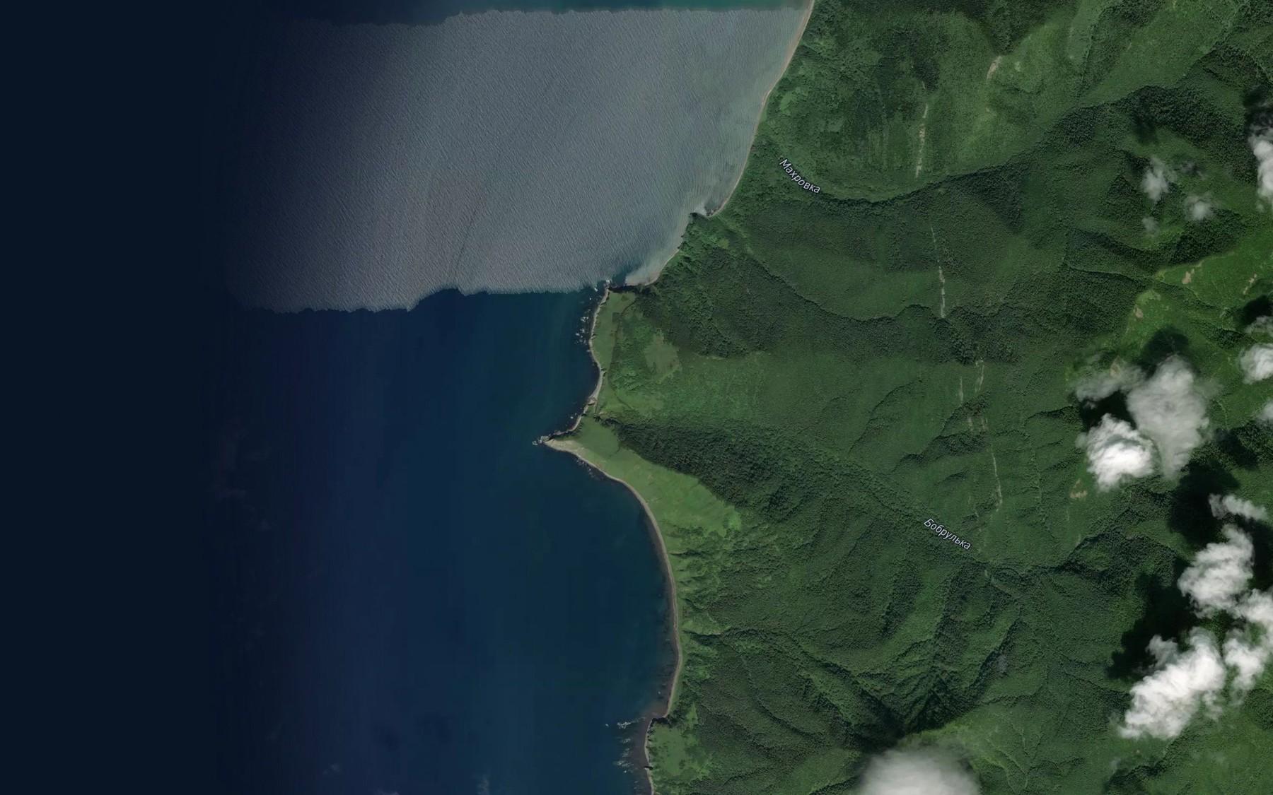 Satellite map of the Bobrulka