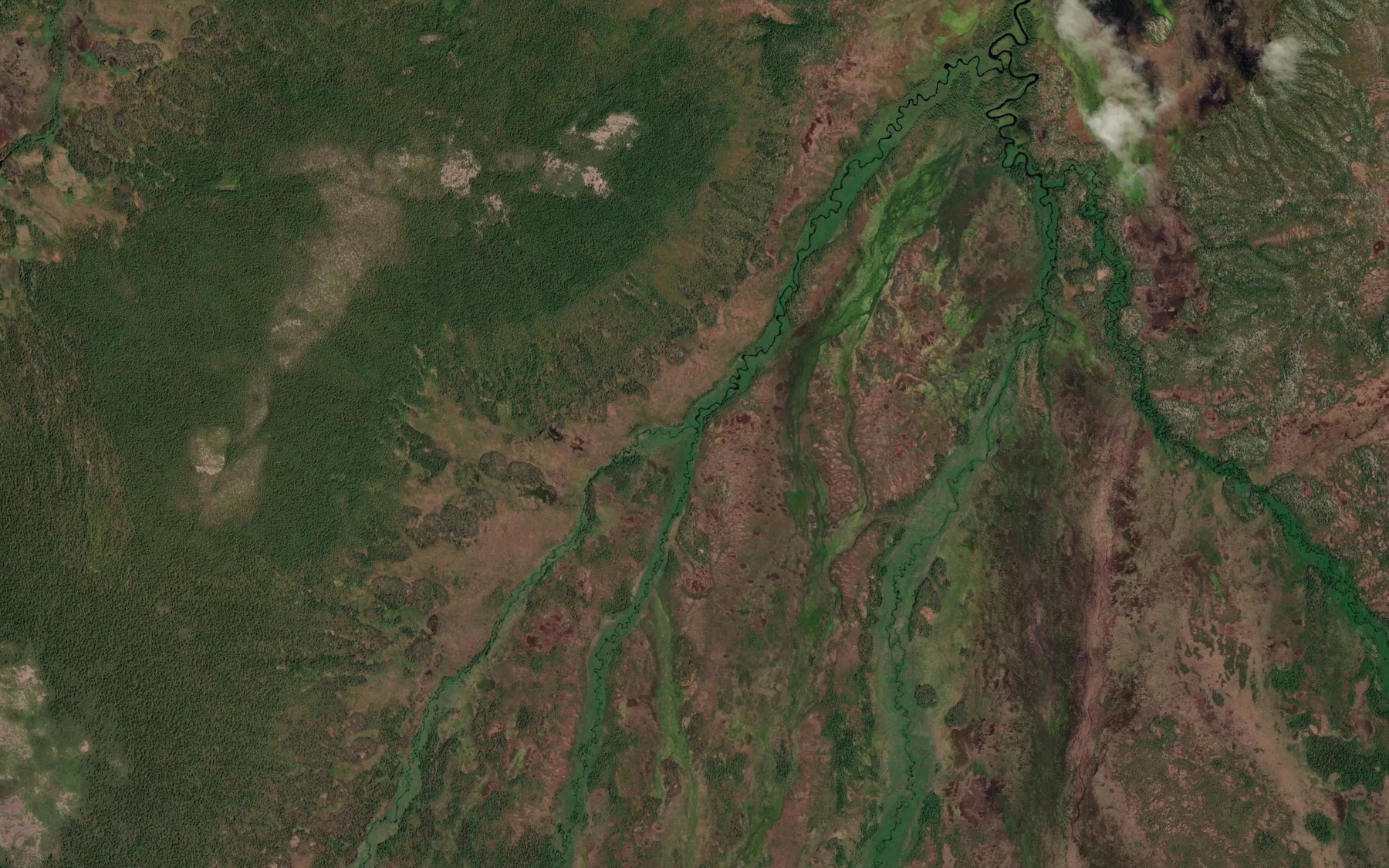 Satellite map of the Podskal'nyy