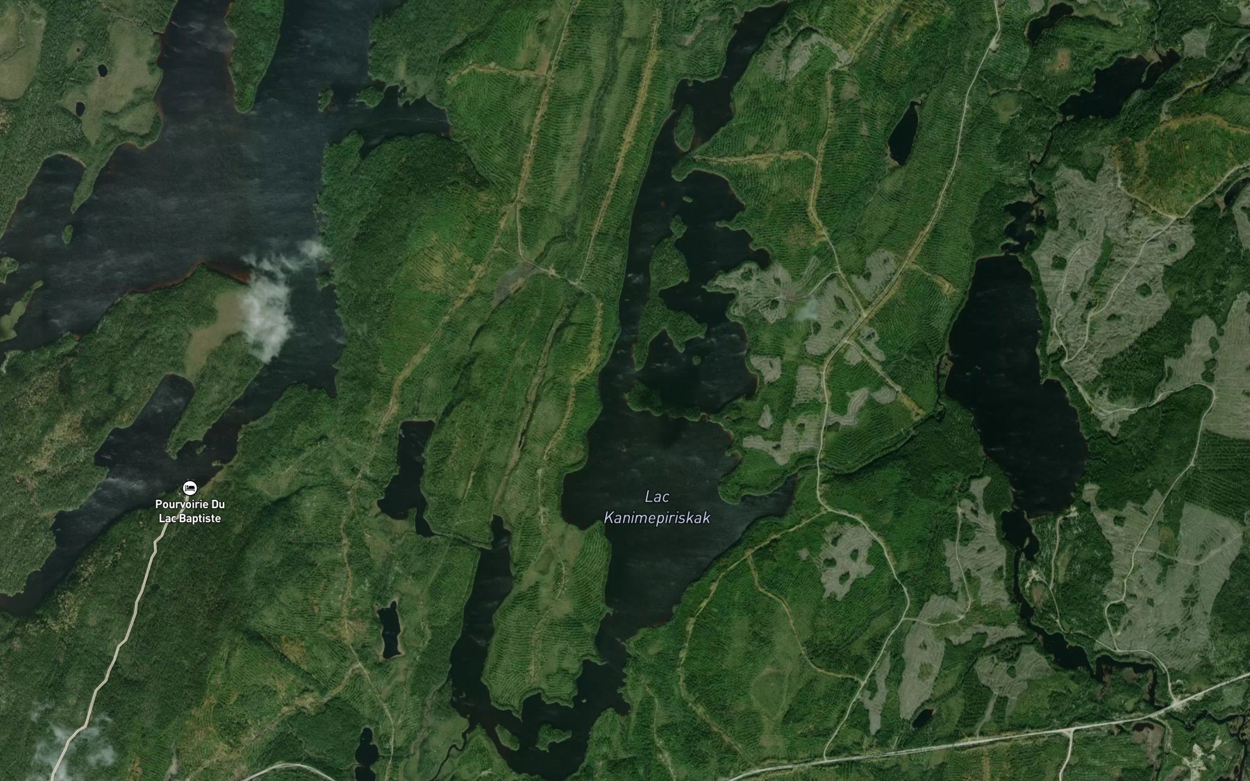 Satellite map of the Lac Kanimepiriskak