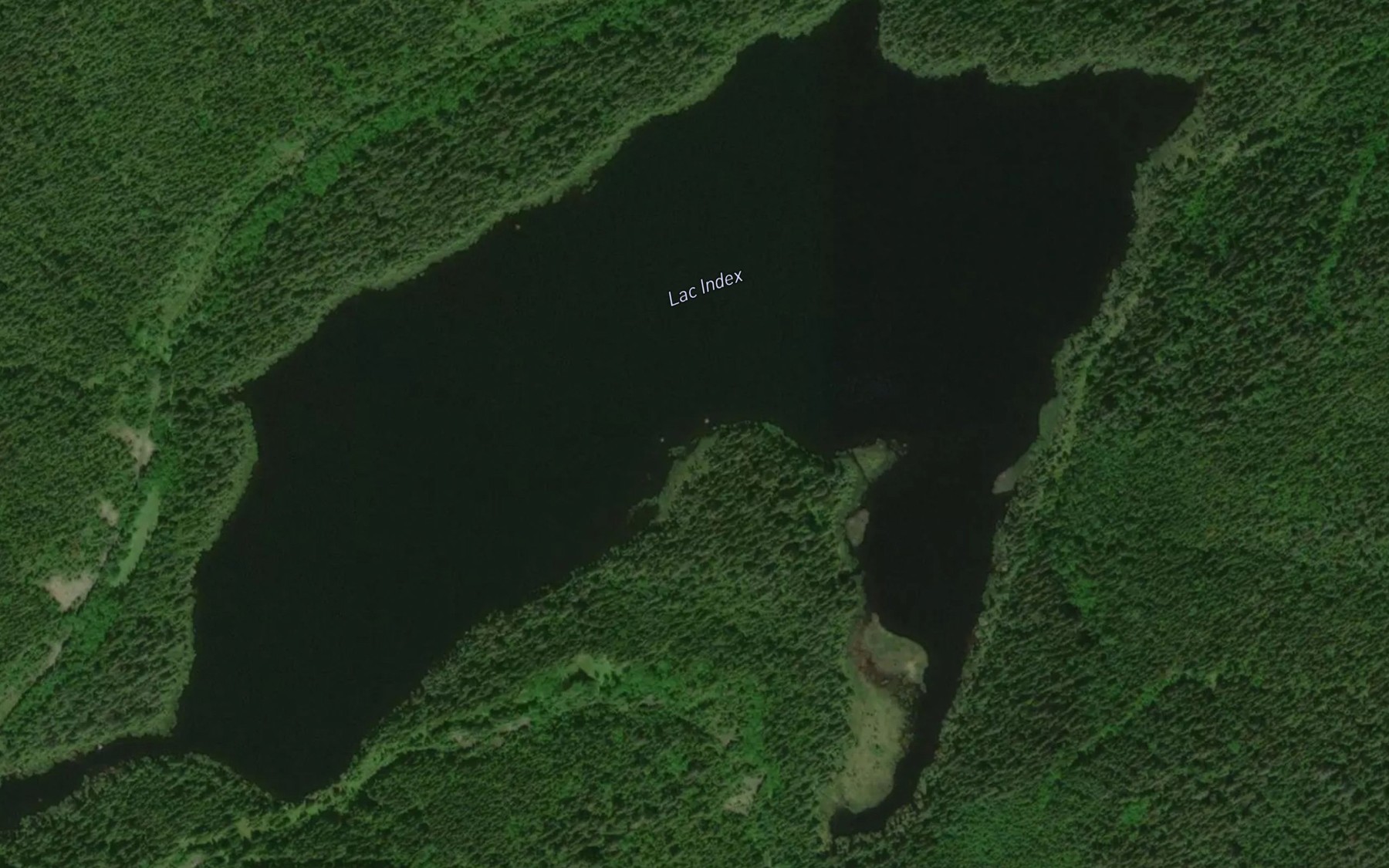 Satellite map of the Lac Index