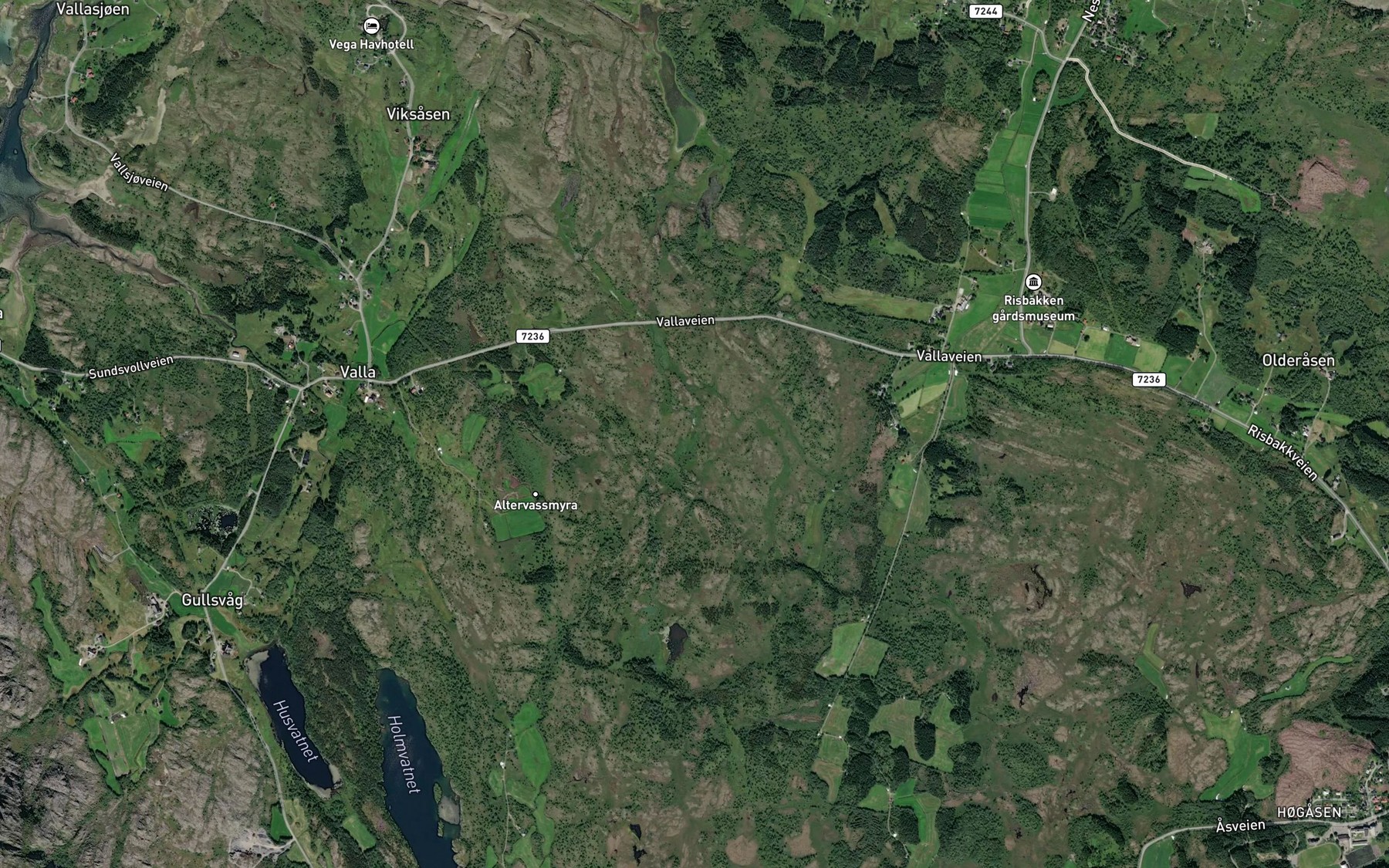 Satellite map of the Skudaa