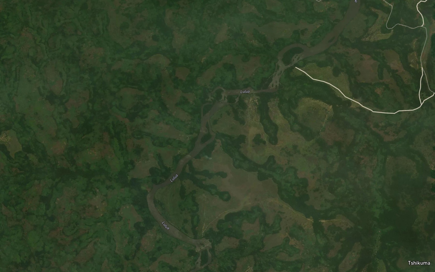 Satellite map of the Tshisinga