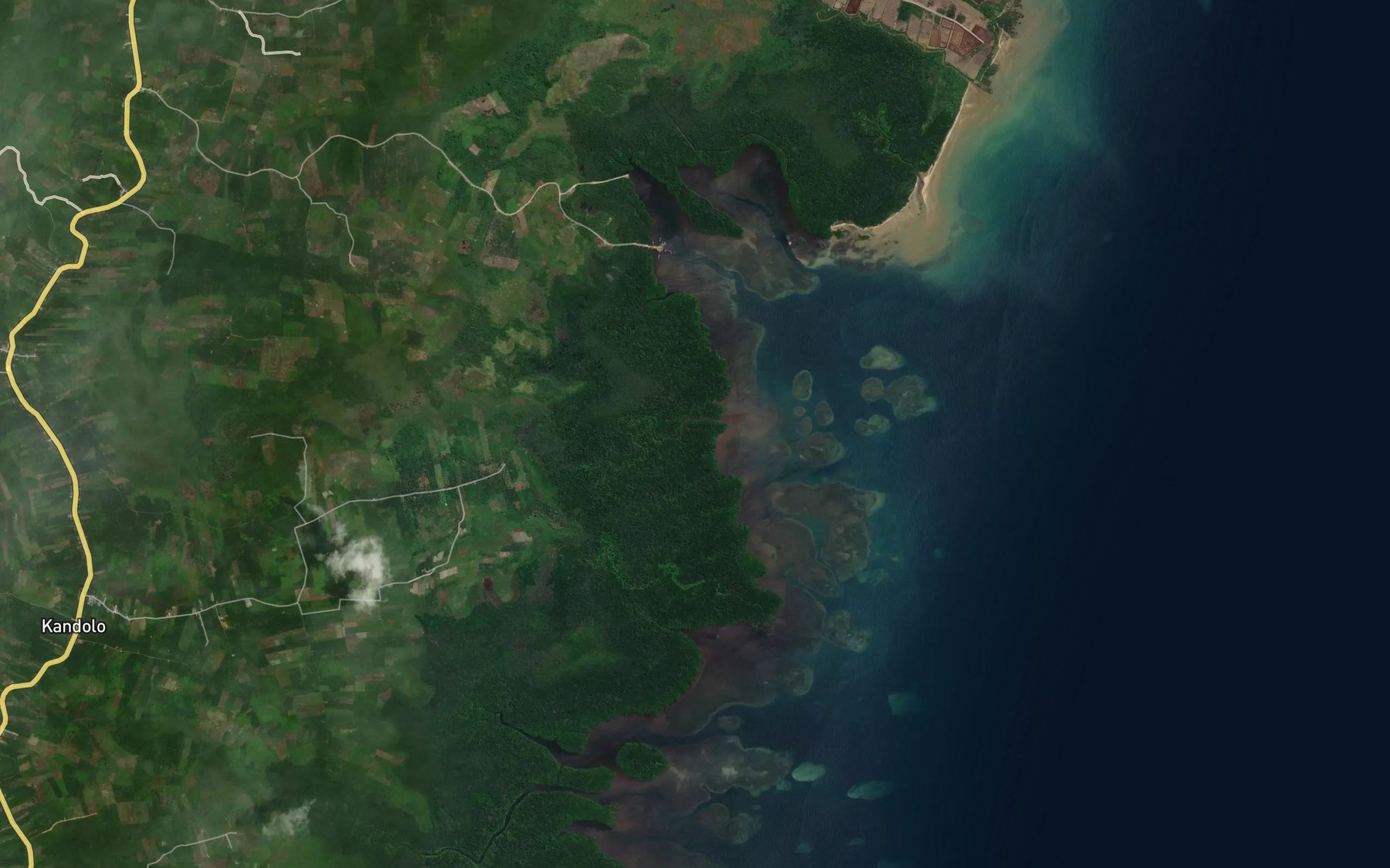 Satellite map of the Sungai Selimpus