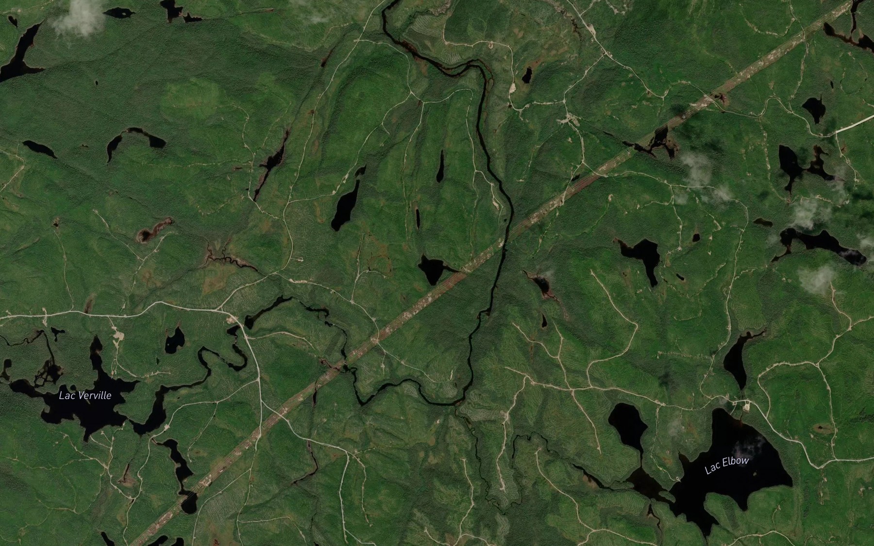 Satellite map of the Lac du Voltage