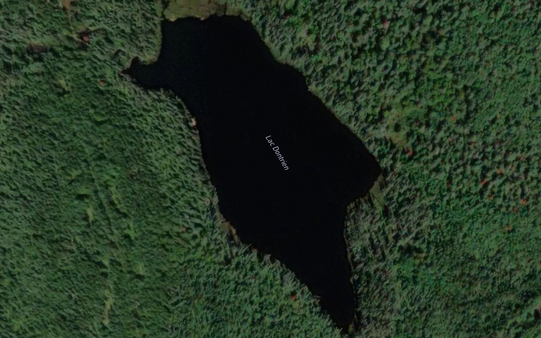 Satellite map of the Lac Dontrien