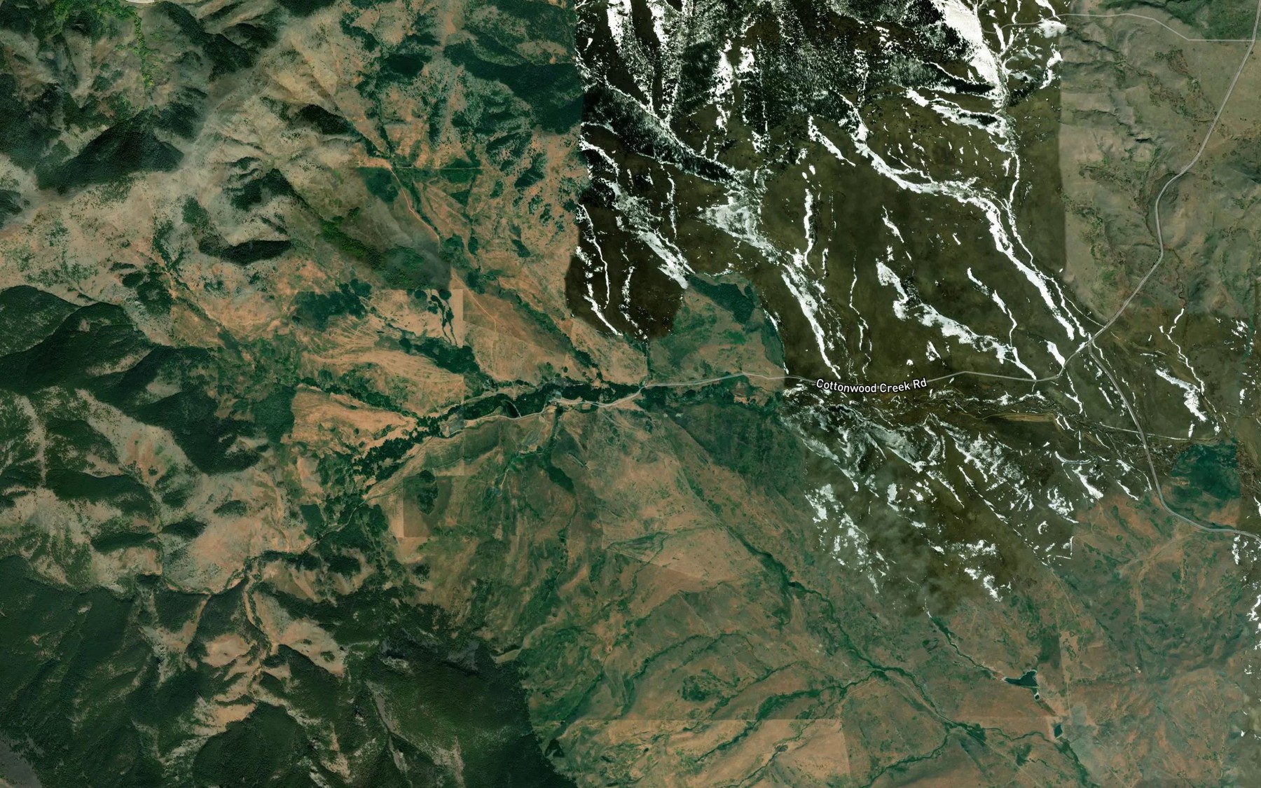 Satellite map of the In-moolsh Creek