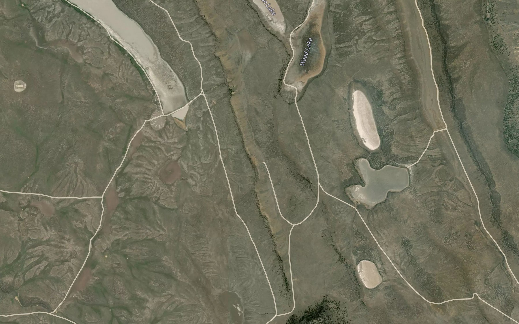 Satellite map of the Barry Spring