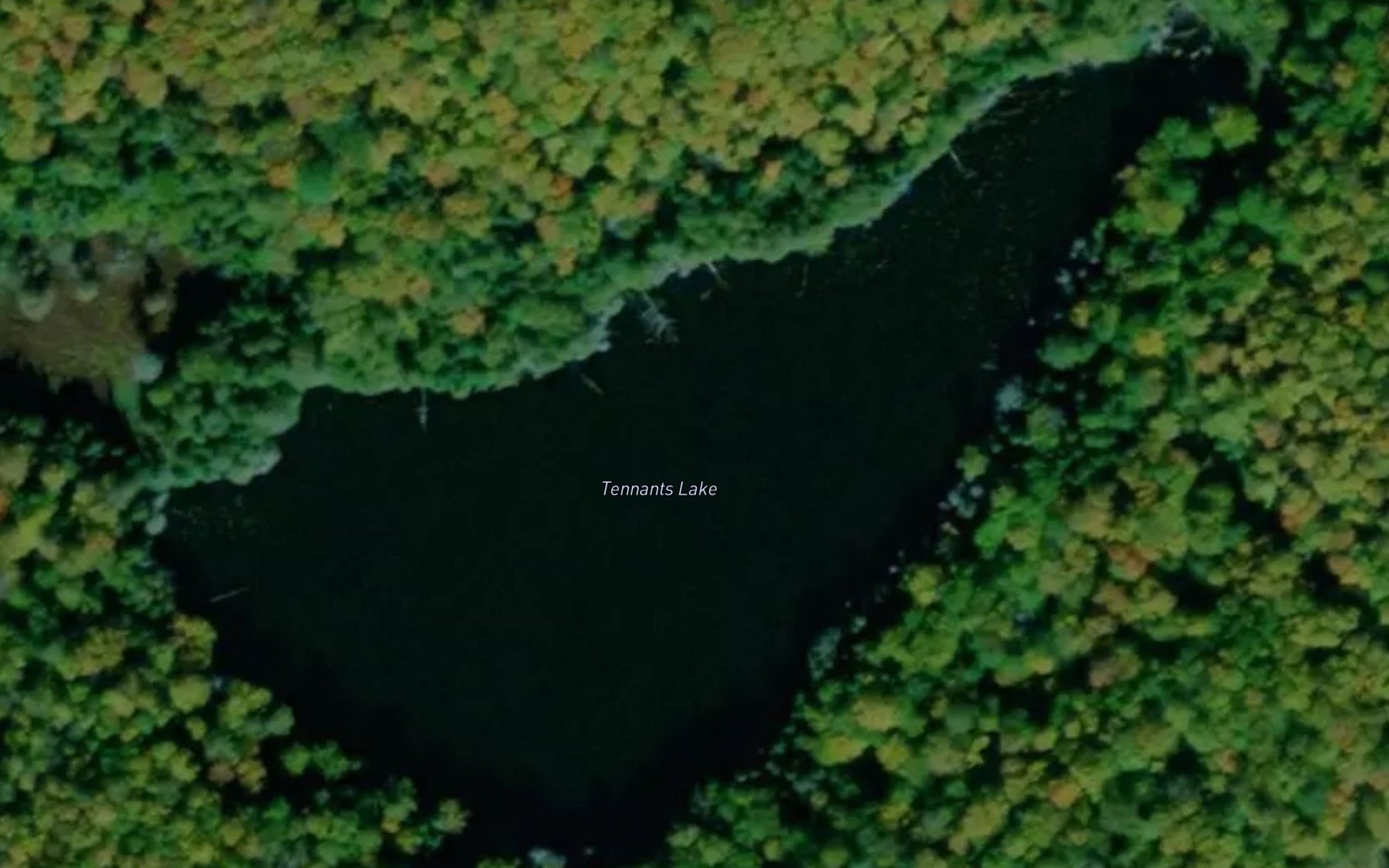 Satellite map of the Tennants Lake