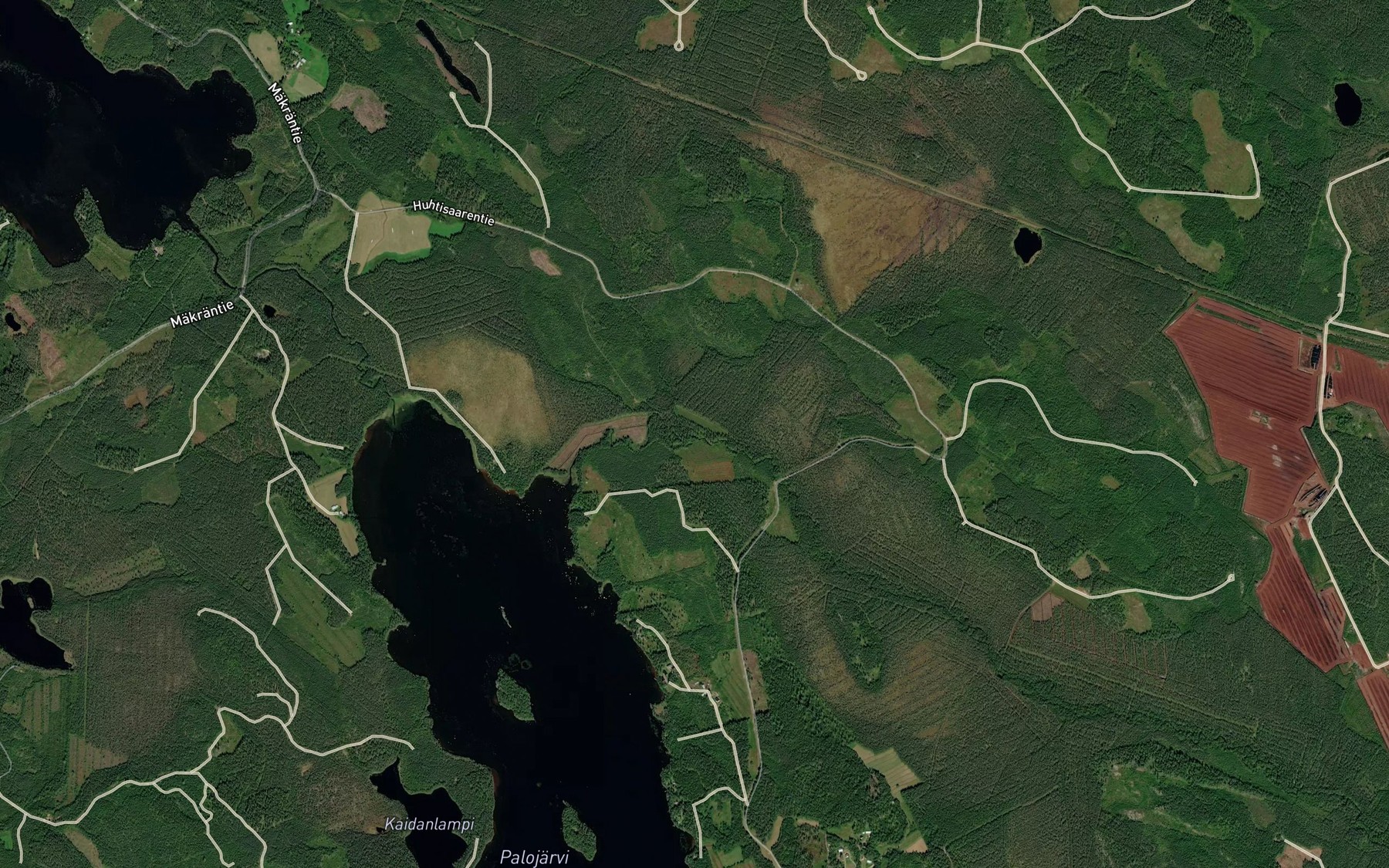 Satellite map of the Myllypuro
